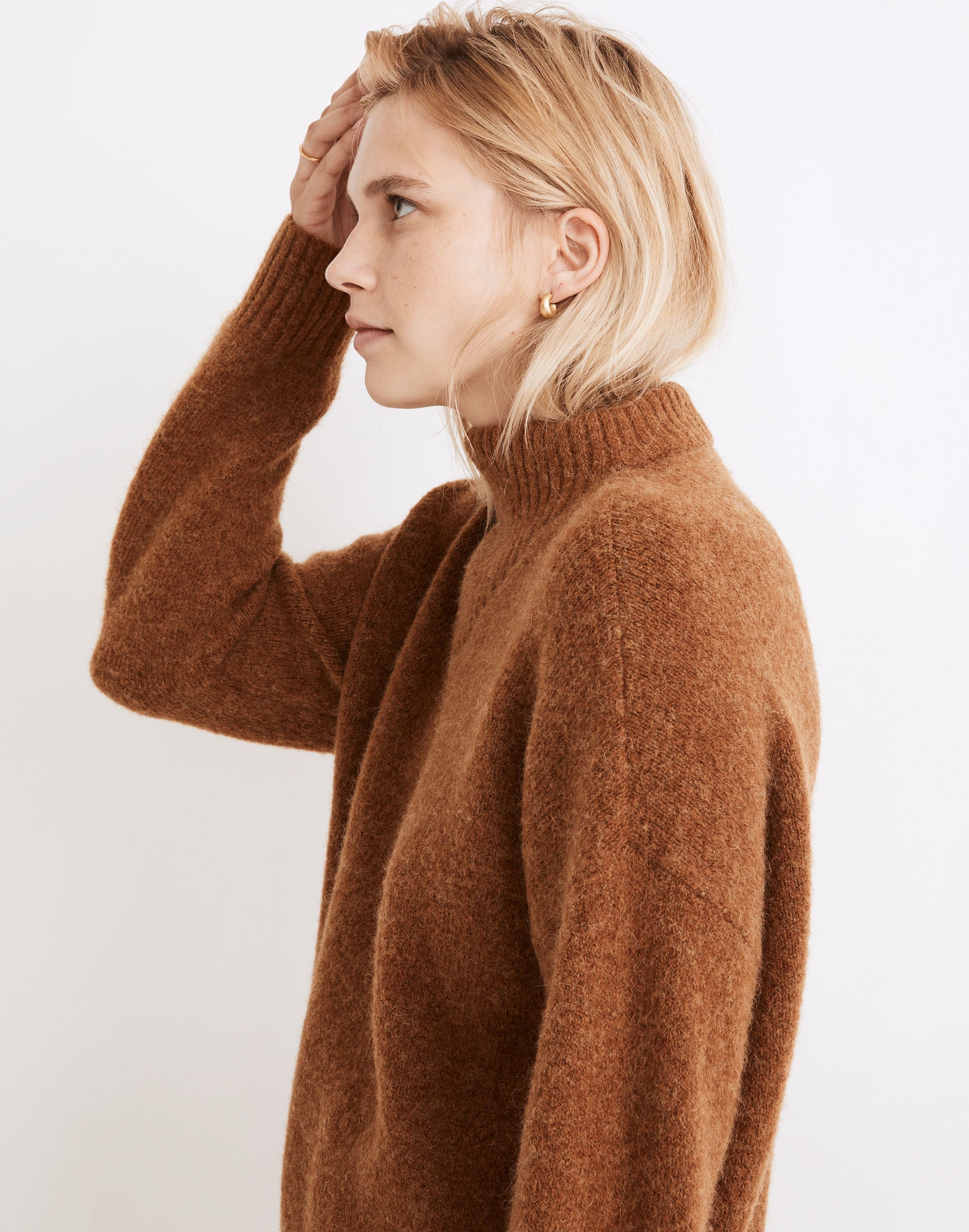 Dillon Mockneck Pullover Sweater | Madewell