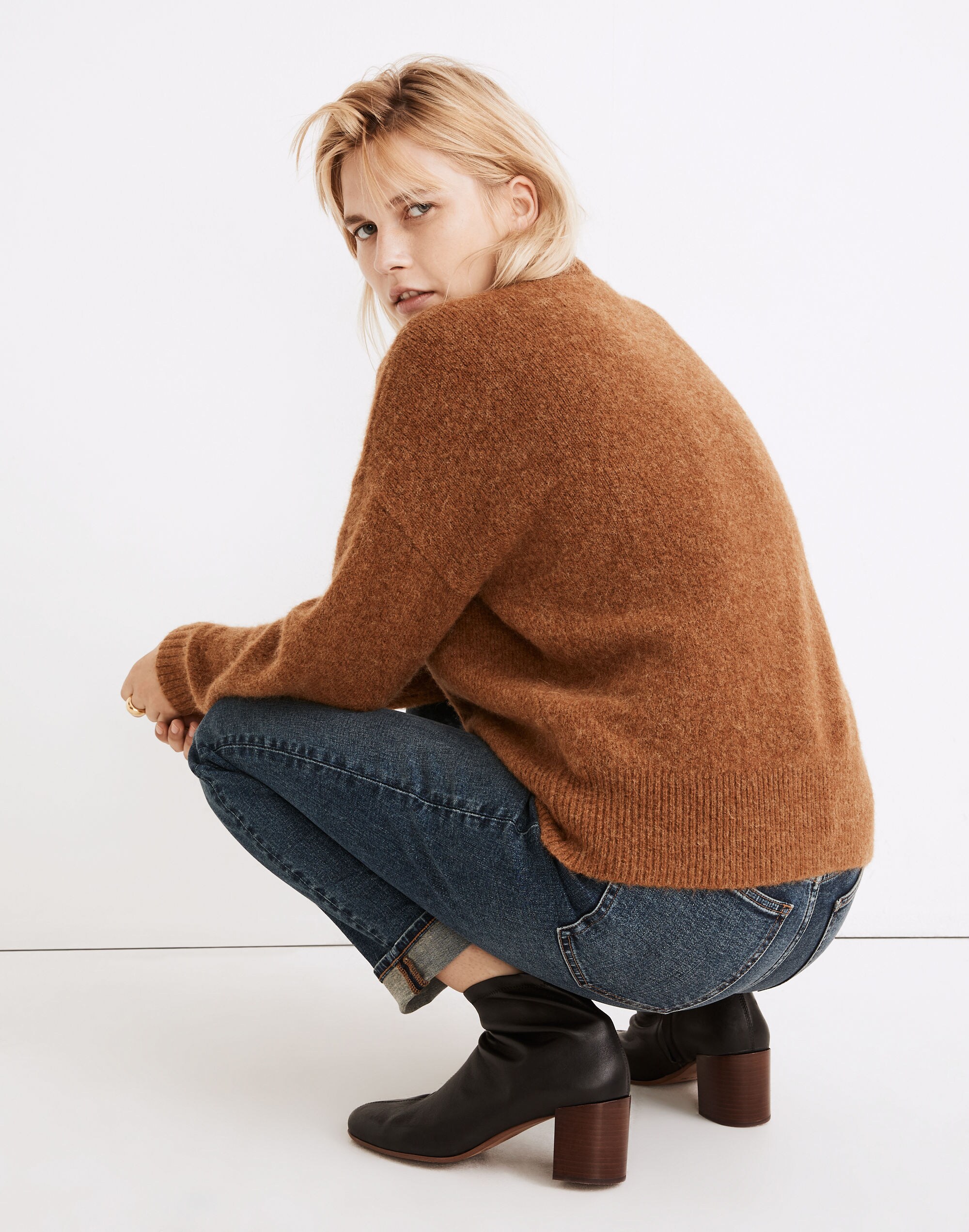 Dillon Mockneck Pullover Sweater | Madewell