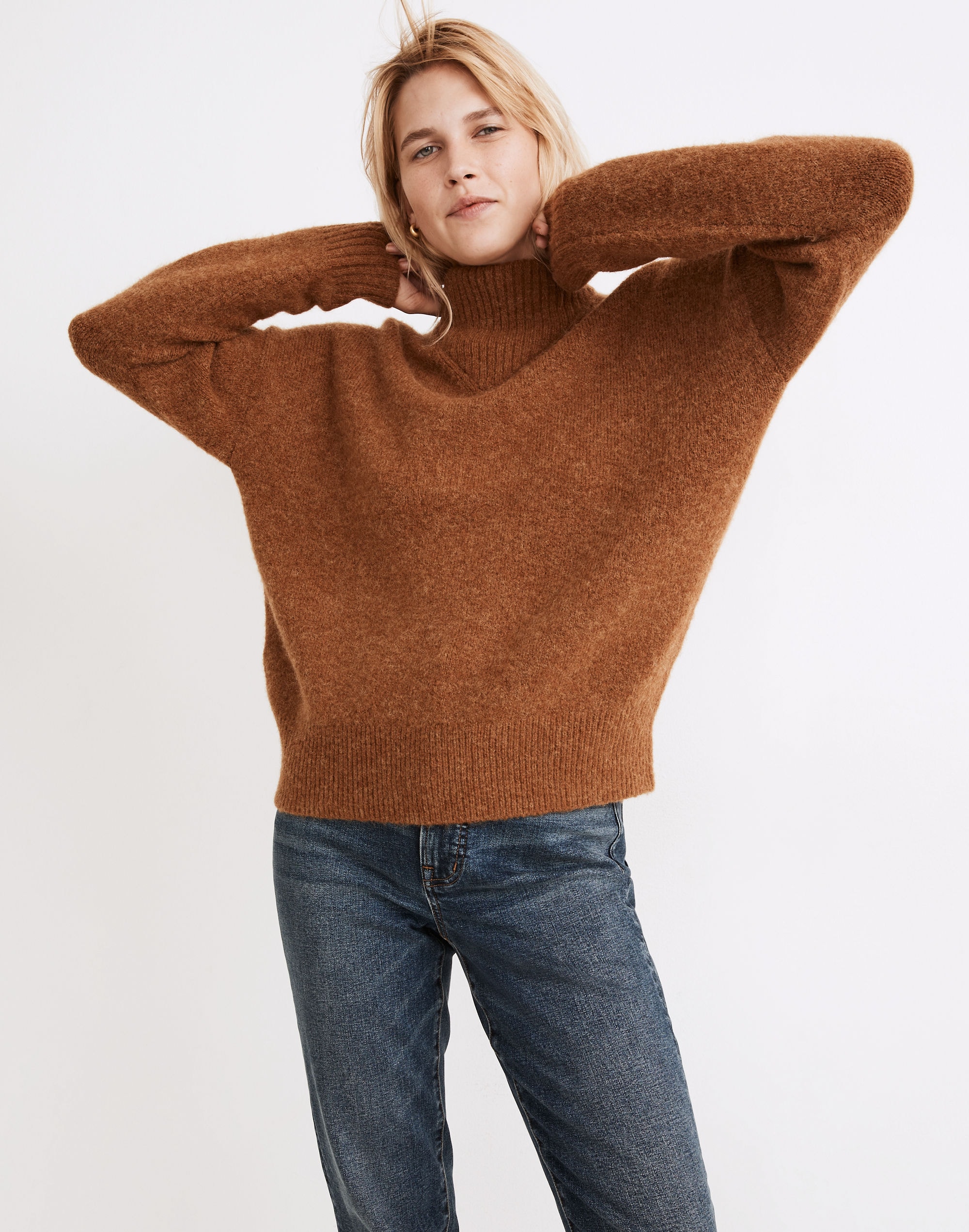 Dillon Mockneck Pullover Sweater | Madewell