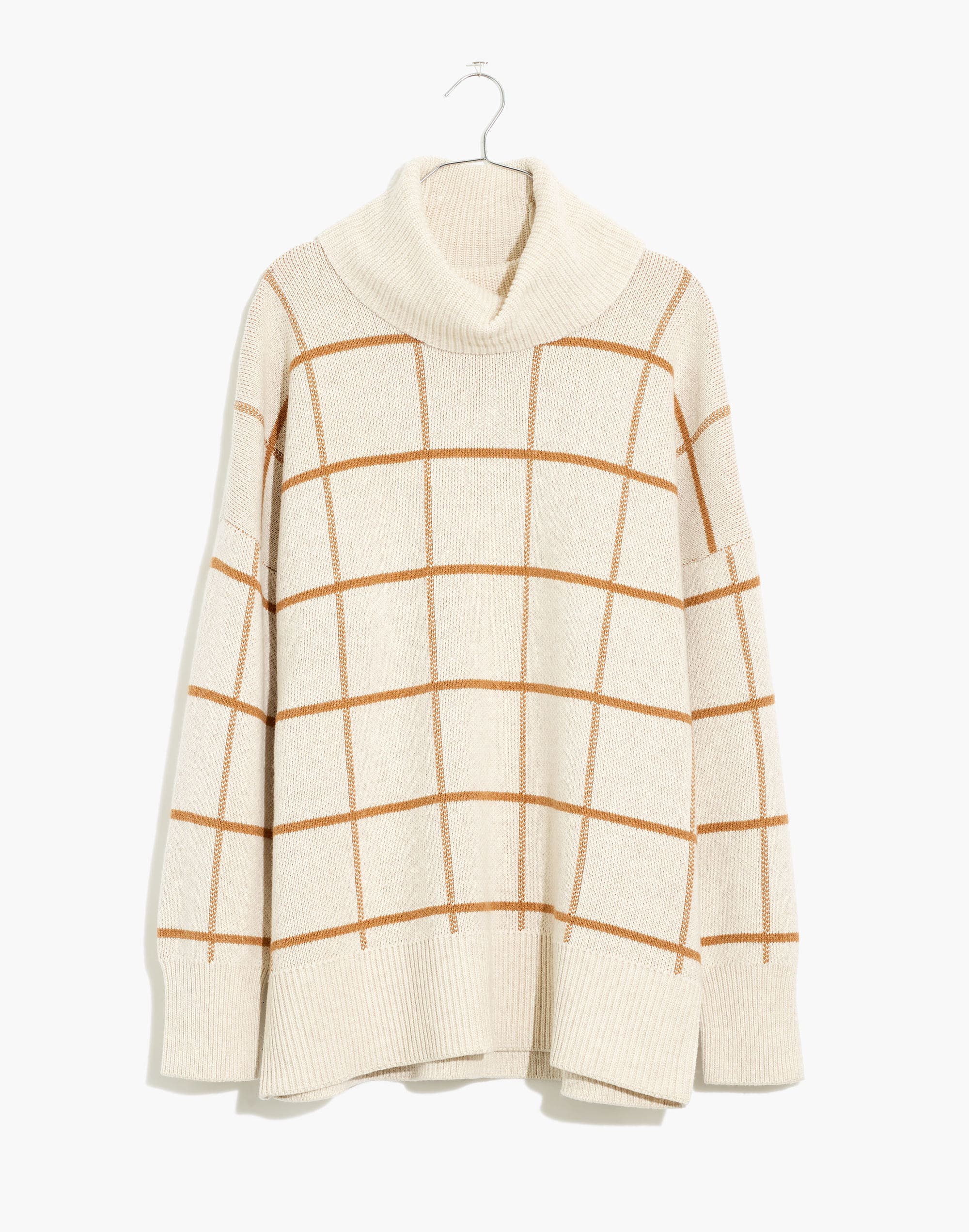 Pearldale Turtleneck Sweater Windowpane | Madewell