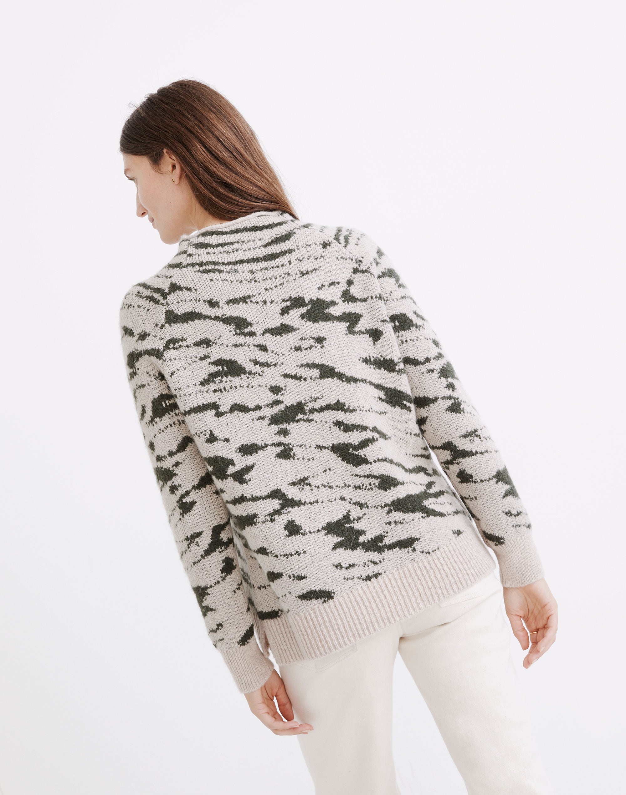 Thornton Mockneck Pullover Sweater | Madewell