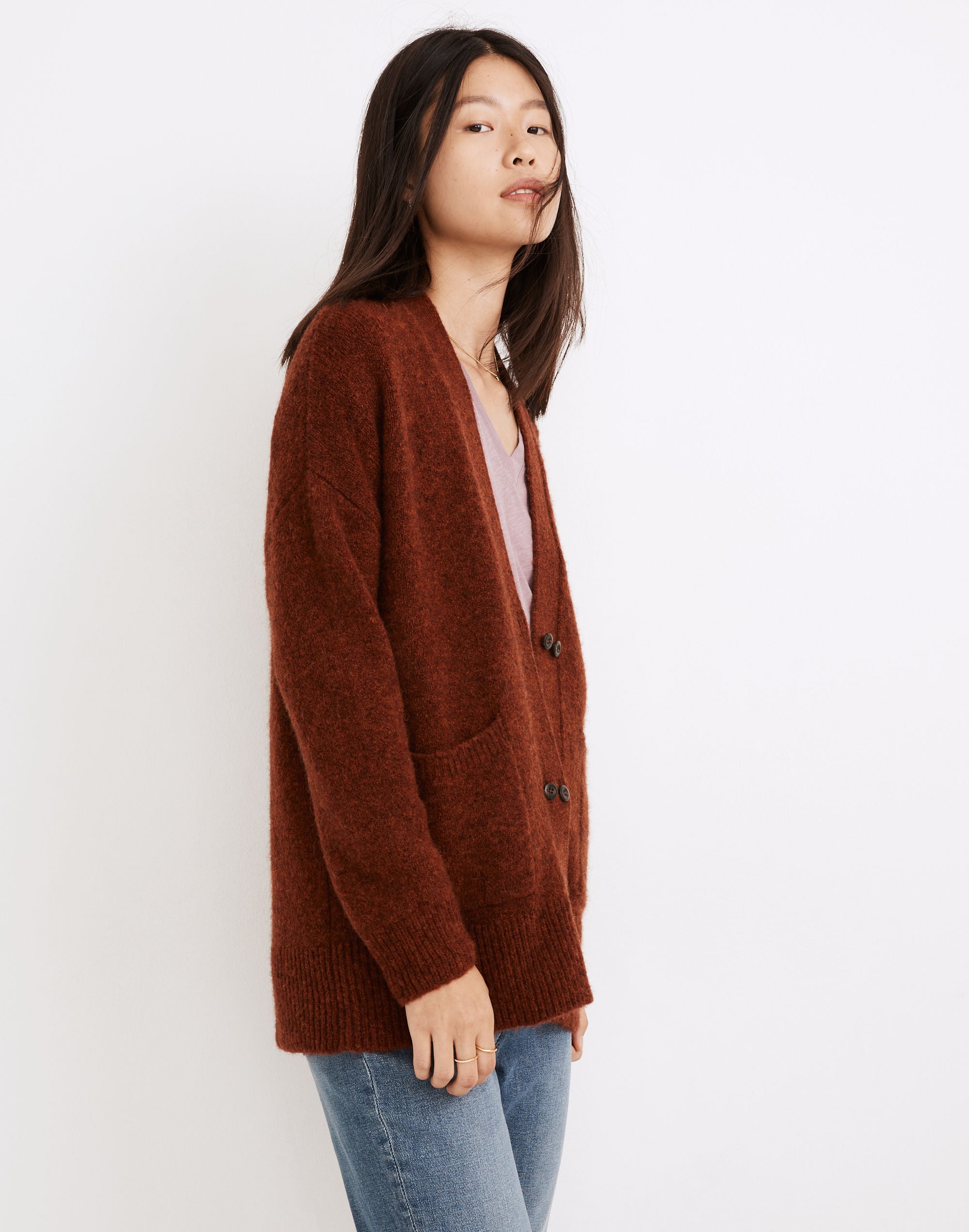 Allston Double-Button Cardigan Sweater | Madewell