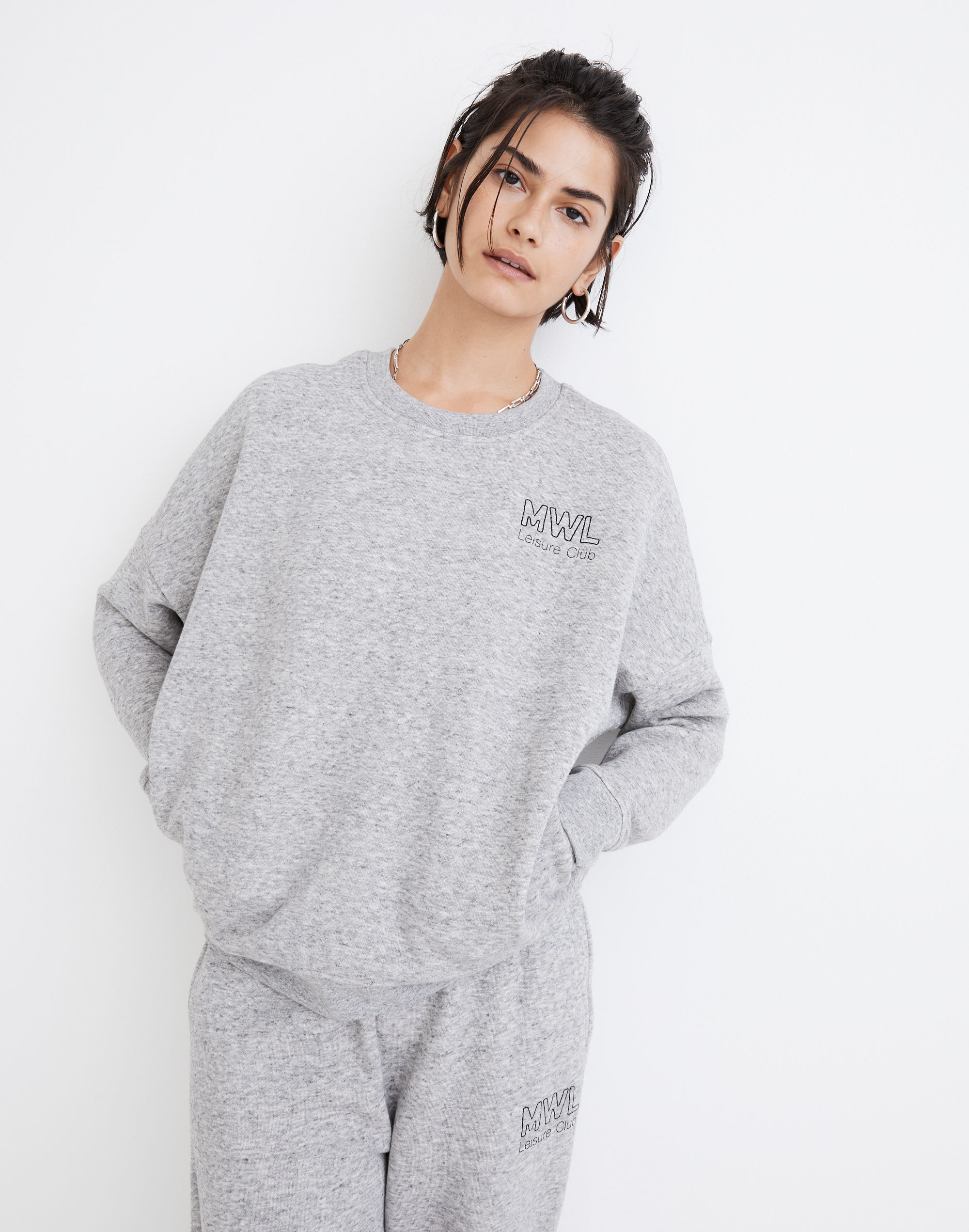 MWL Betterterry Leisure Club Crewneck Sweatshirt | Madewell