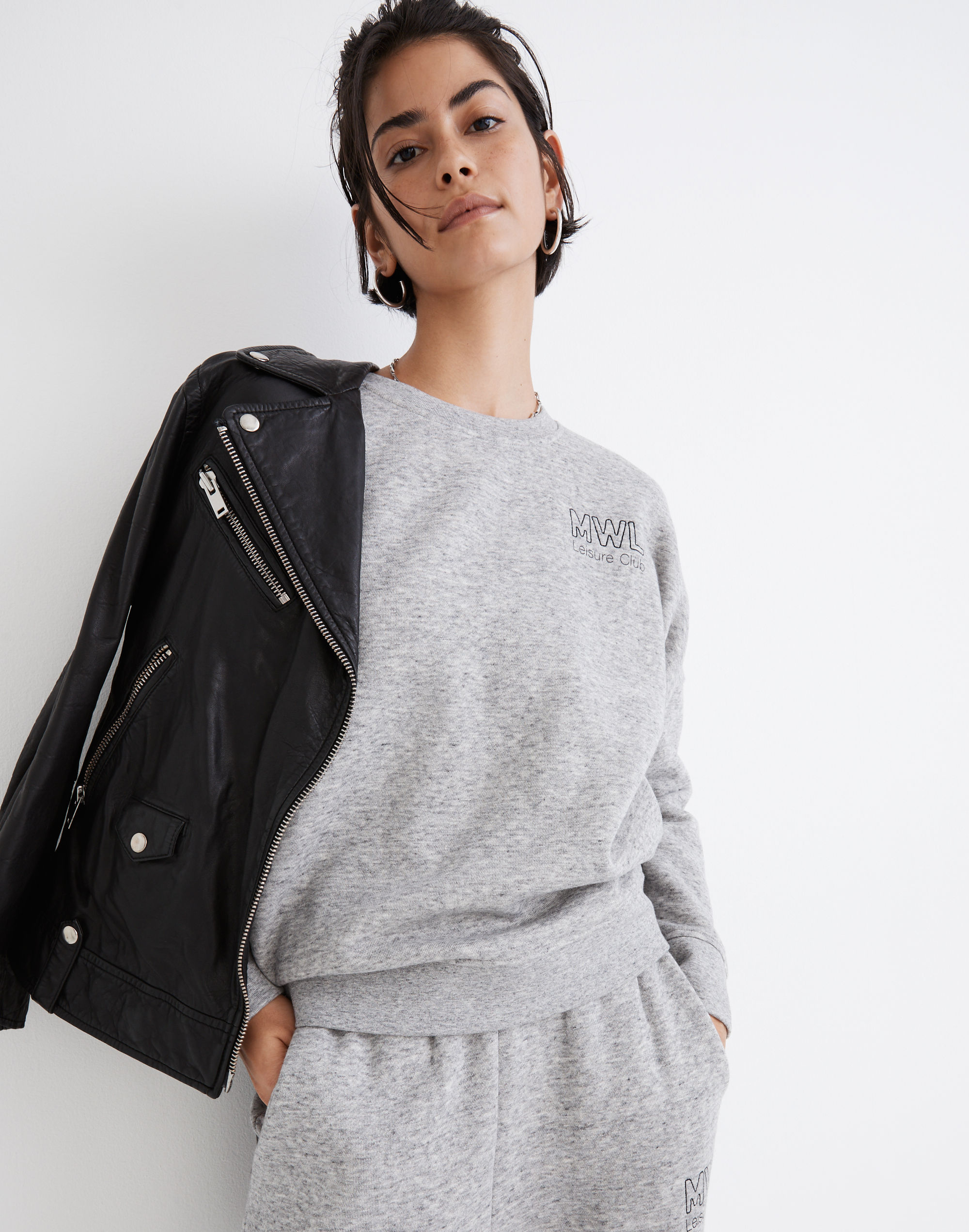 MWL Betterterry Leisure Club Crewneck Sweatshirt | Madewell