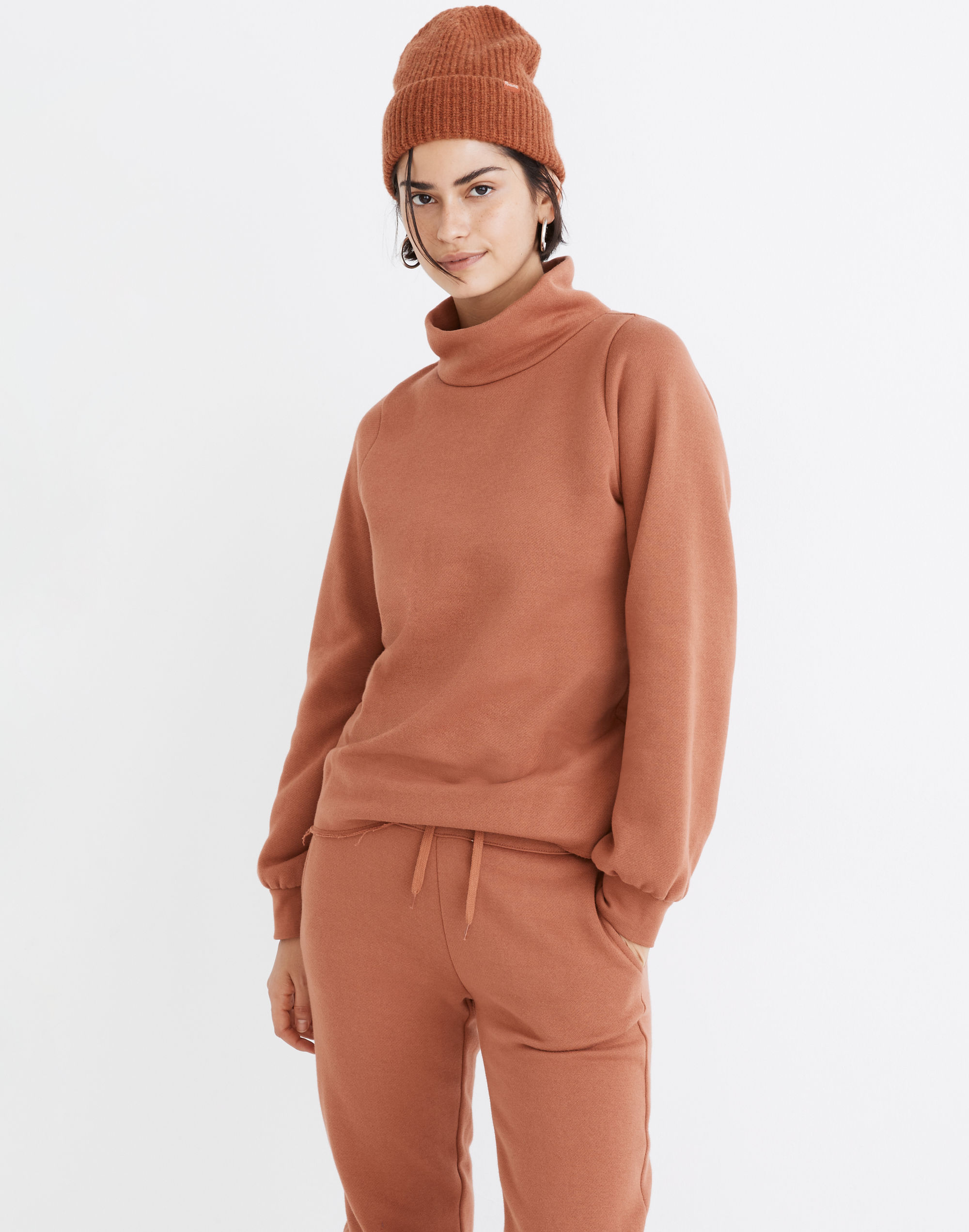 MWL Betterterry Relaxed Turtleneck Sweatshirt | Madewell