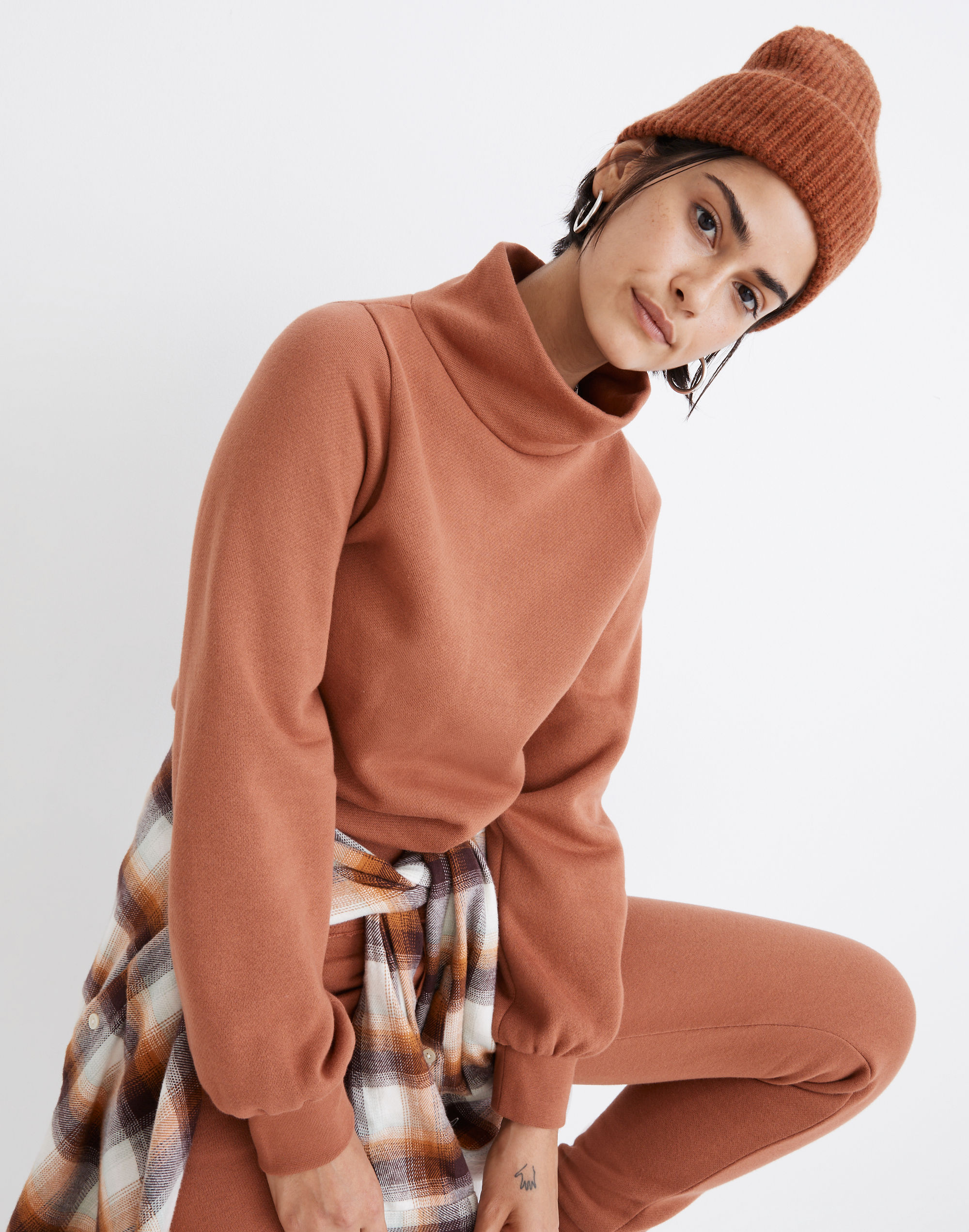 MWL Betterterry Relaxed Turtleneck Sweatshirt | Madewell