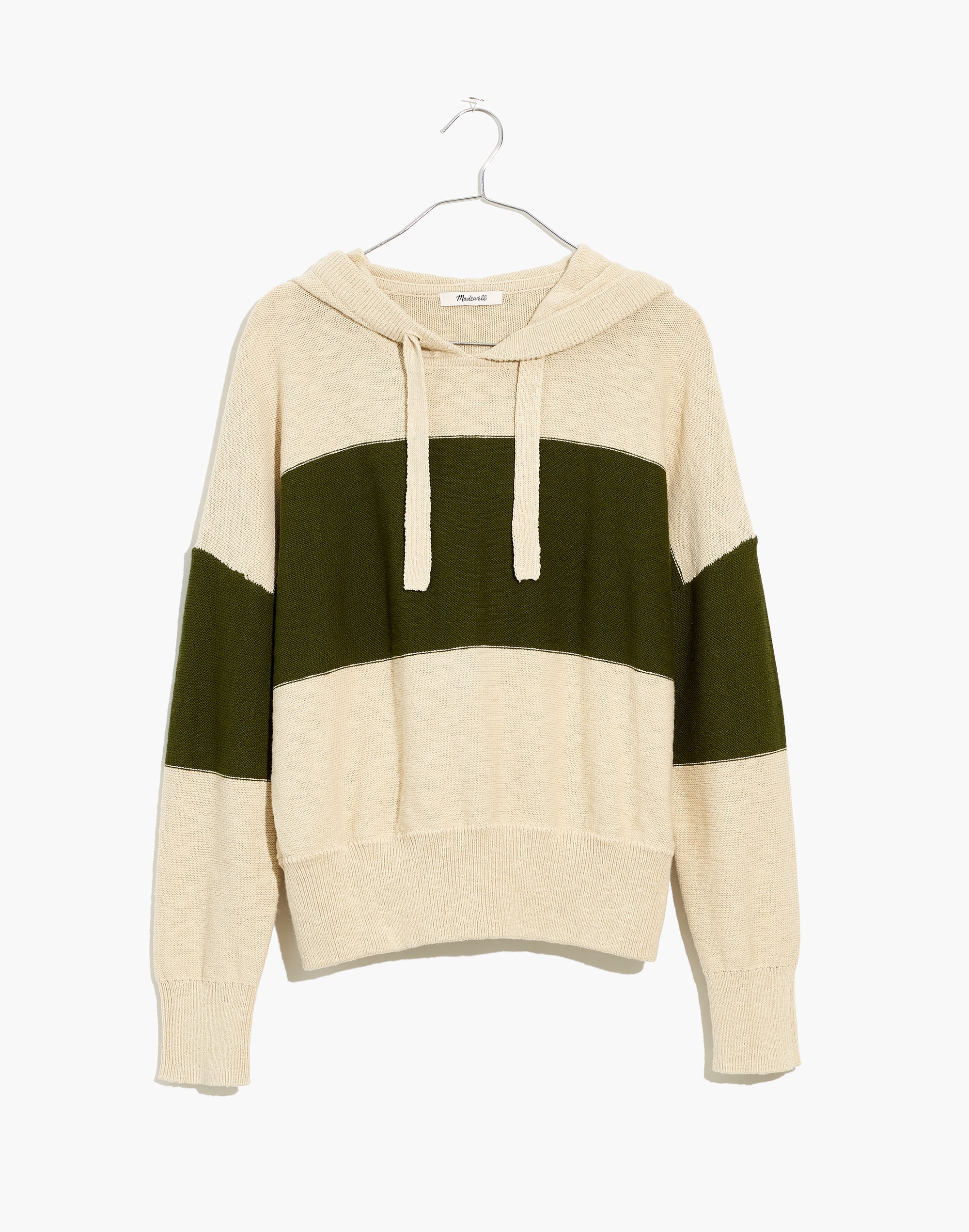 Clairview Hoodie Sweater in Colorblock | Madewell