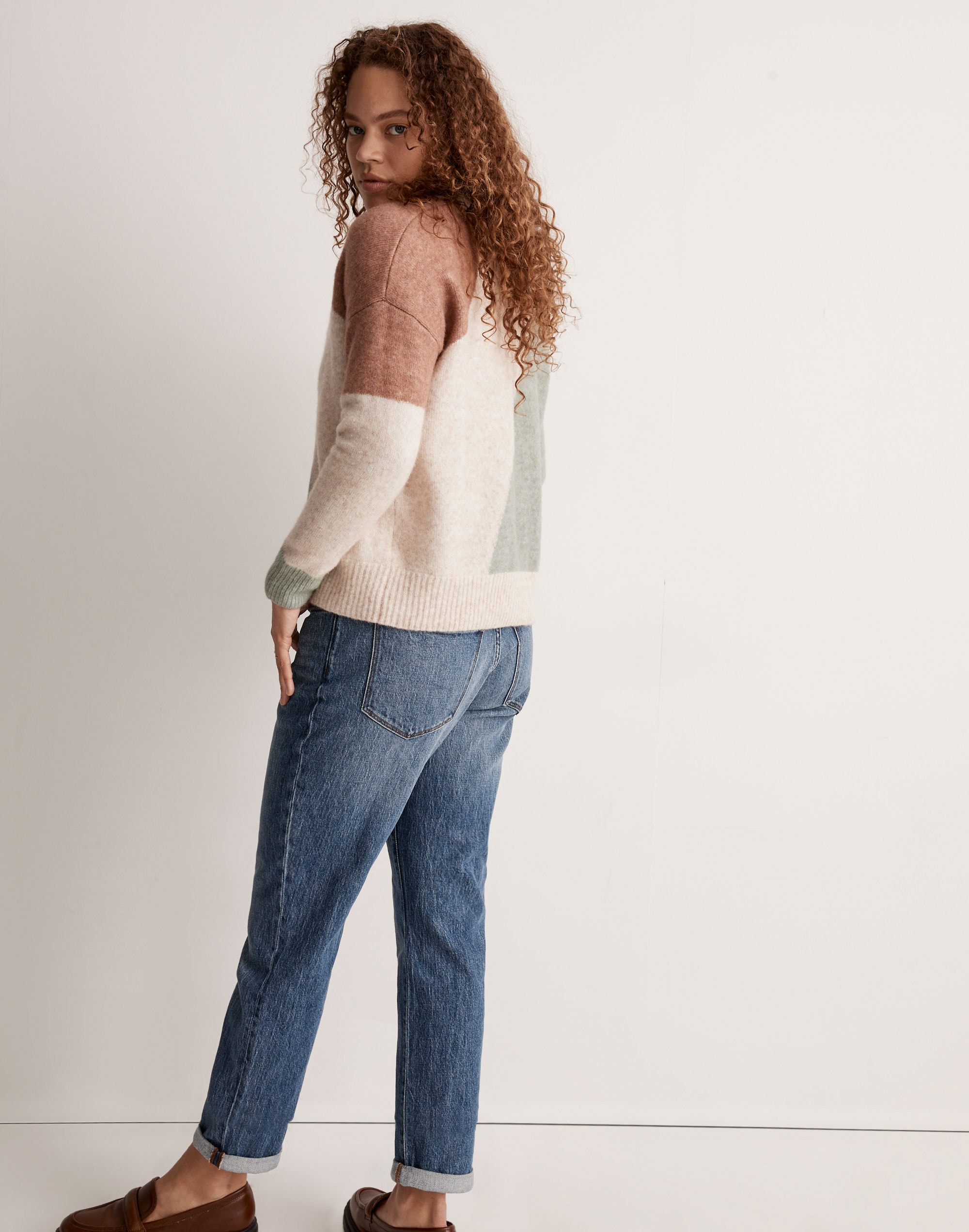 Cedarbrook Pullover Sweater Colorblock | Madewell