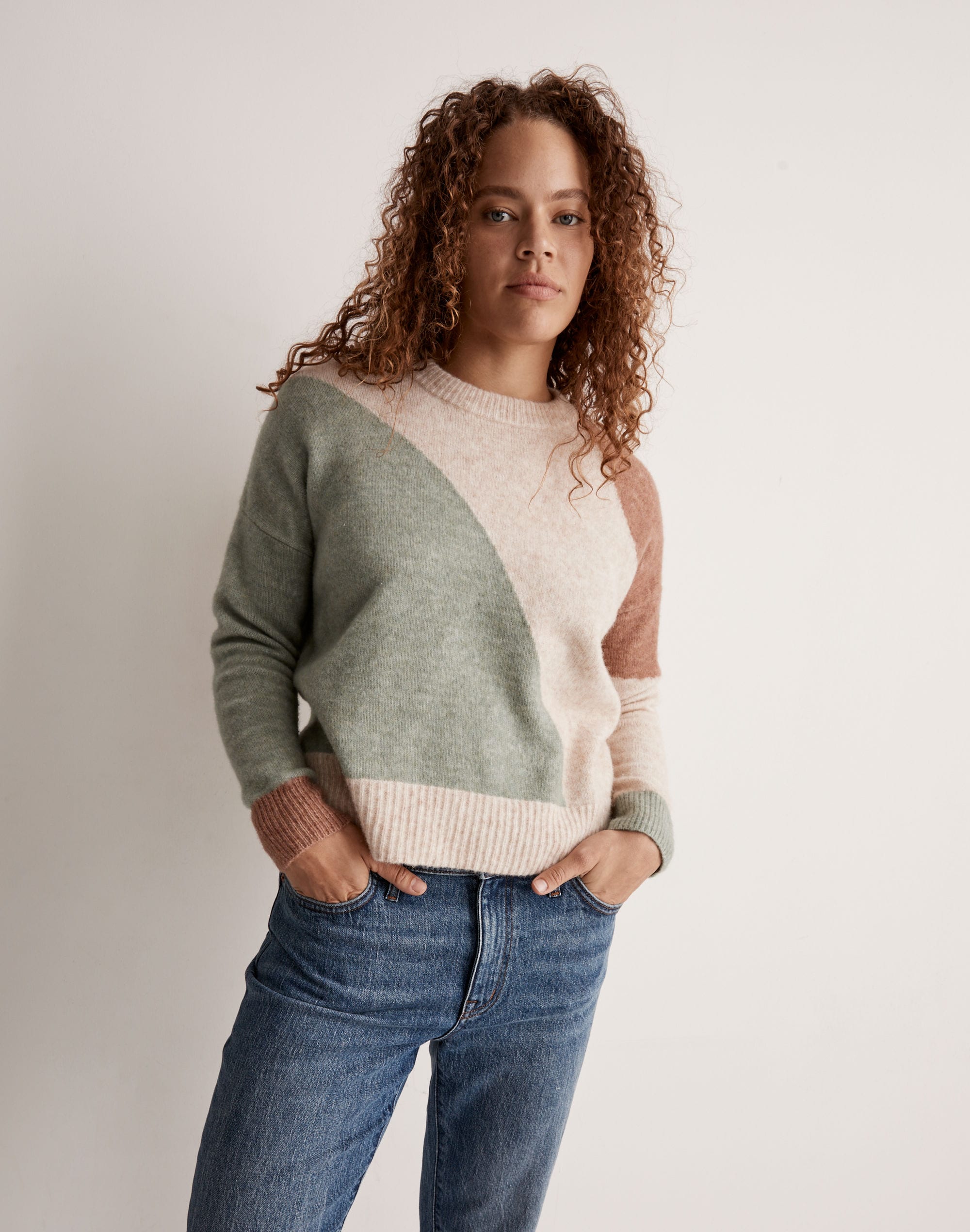 Cedarbrook Pullover Sweater Colorblock | Madewell