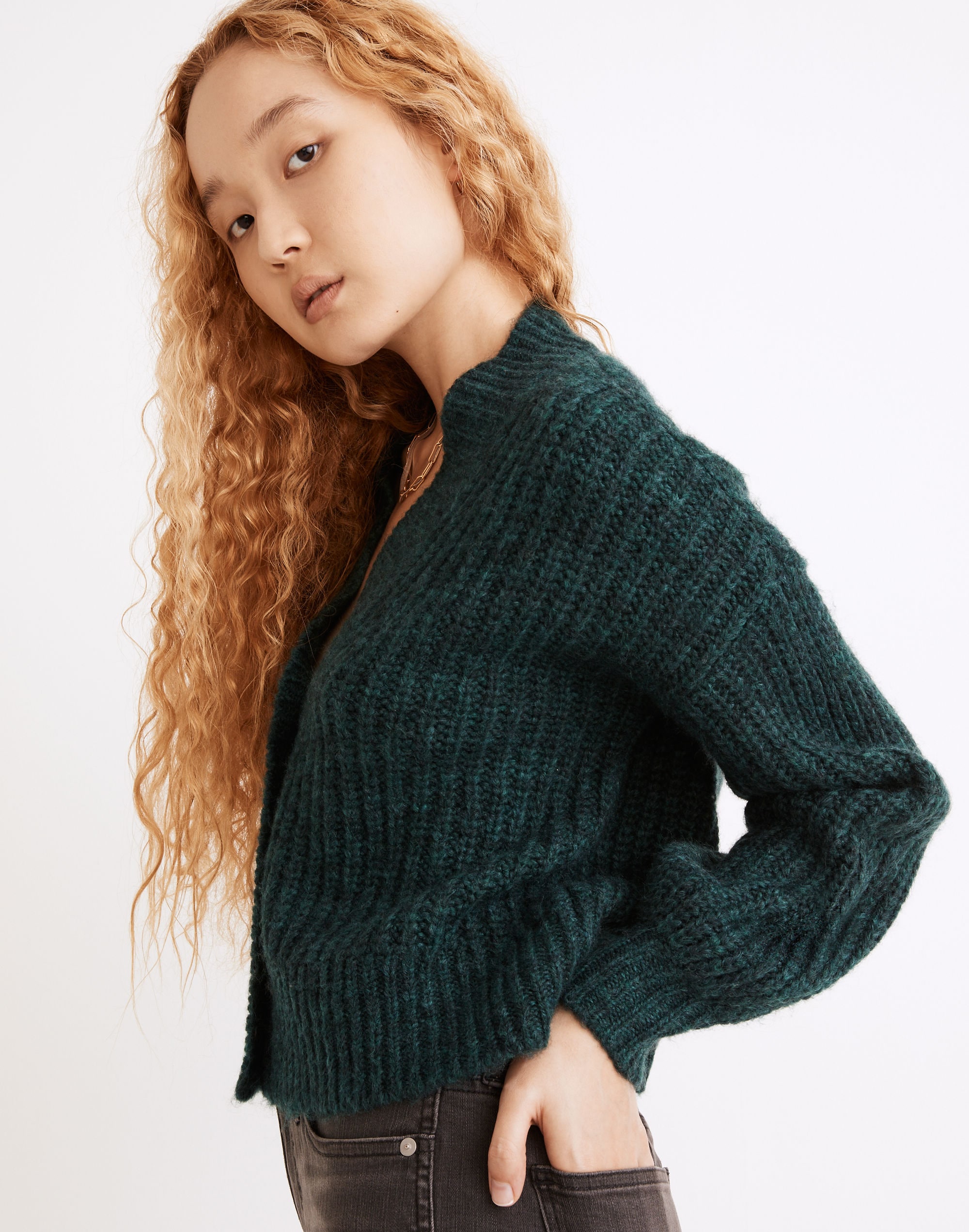 Waller Crop Cardigan Sweater | Madewell