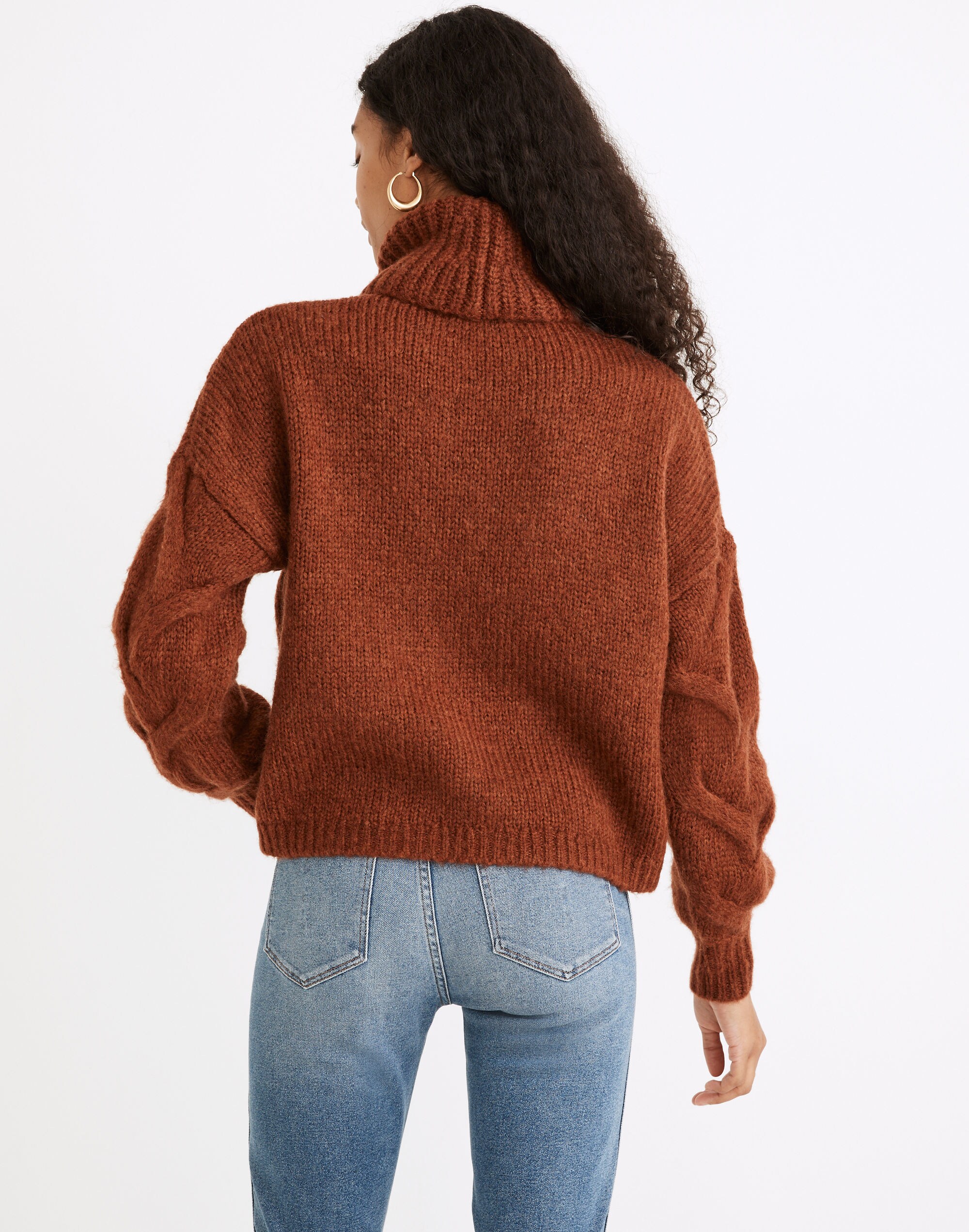 Somervell Modern Cable Turtleneck Sweater | Madewell