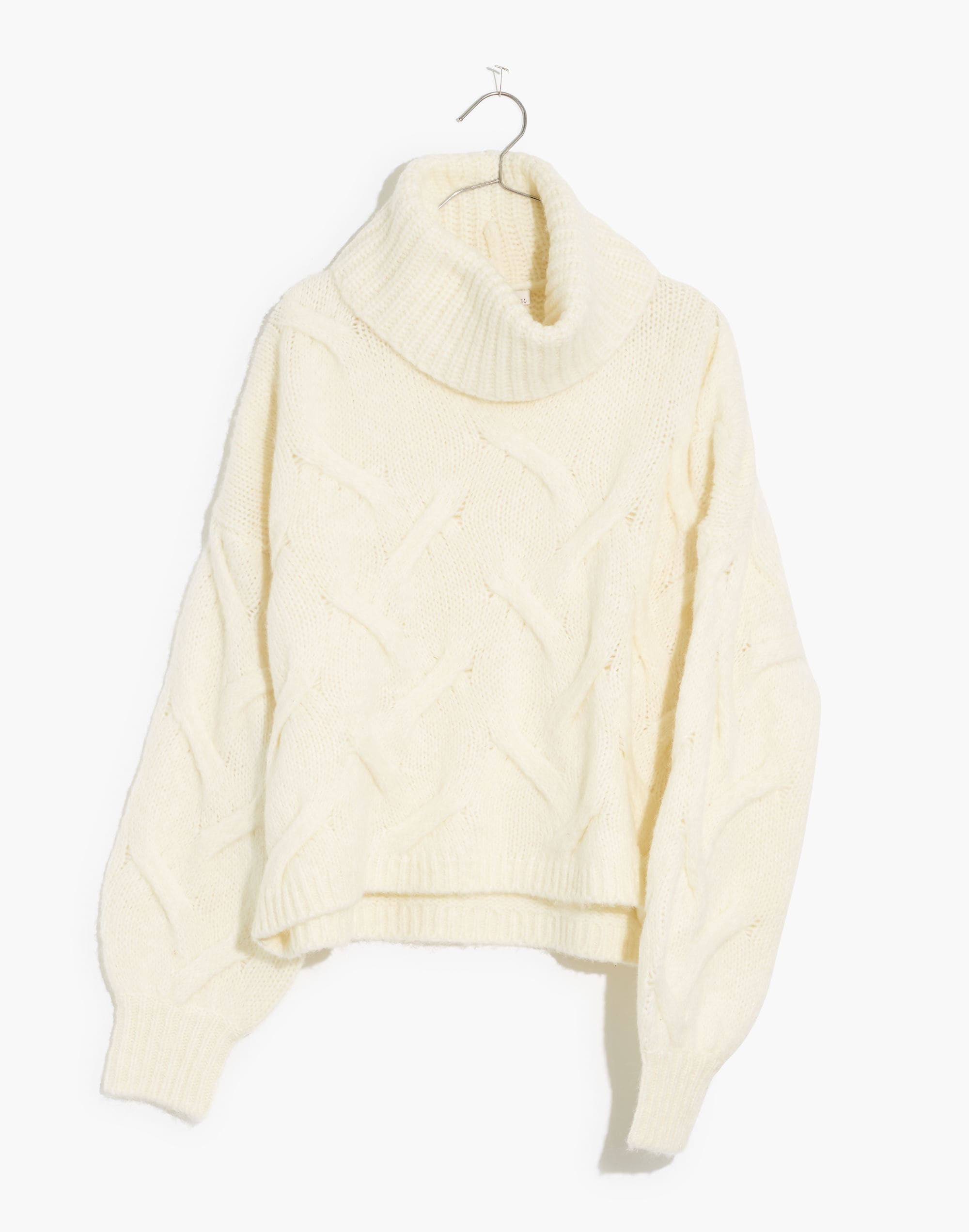 Recreational Habits Dallas Cable Knit Turtleneck Sweater