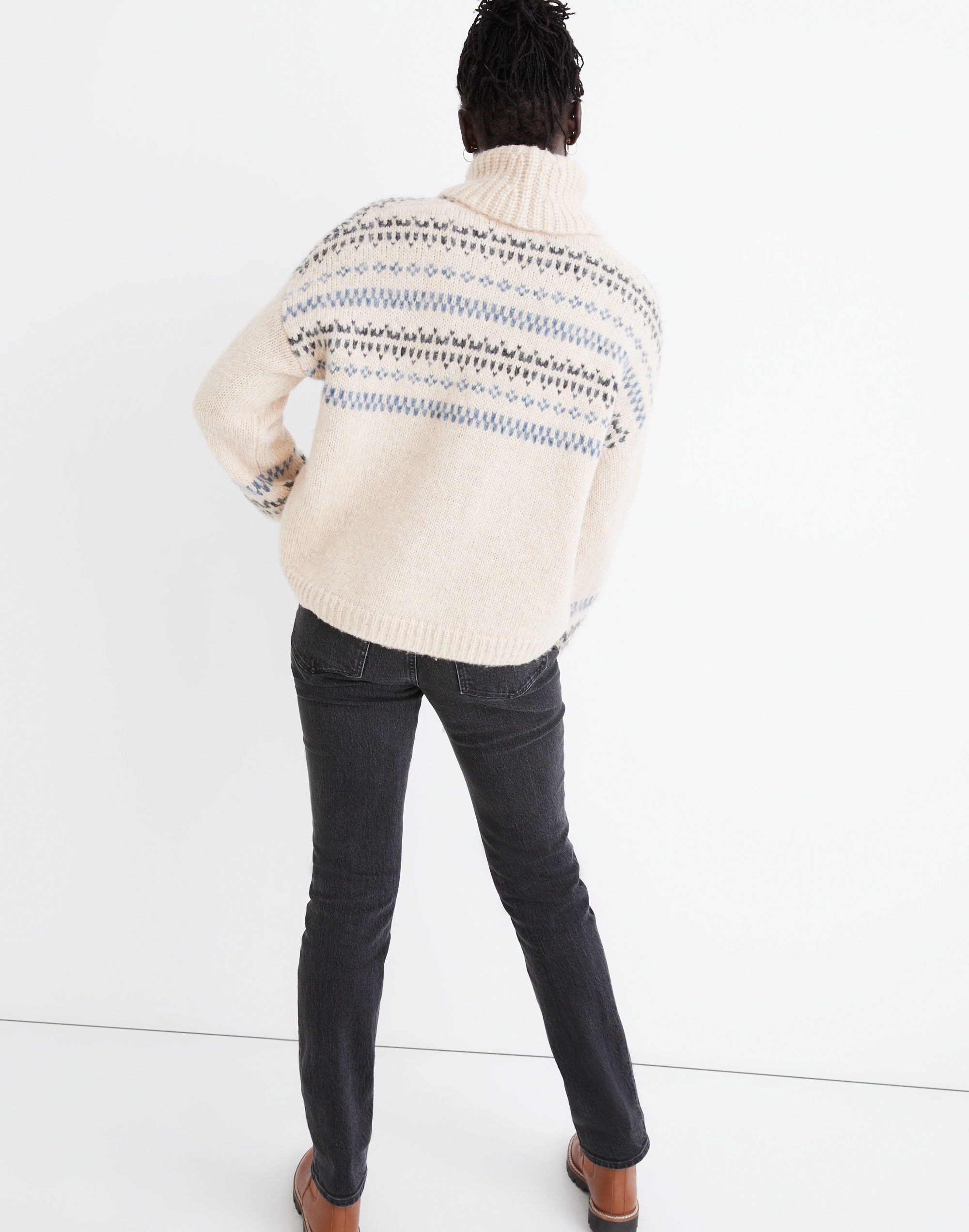 Somervell Fair Isle Turtleneck Sweater | Madewell