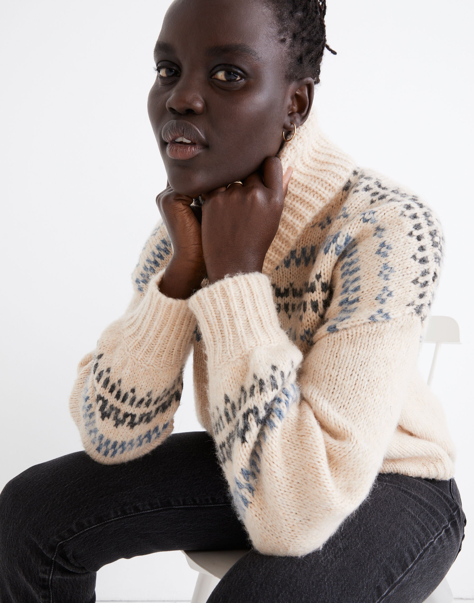 Somervell Fair Isle Turtleneck Sweater | Madewell