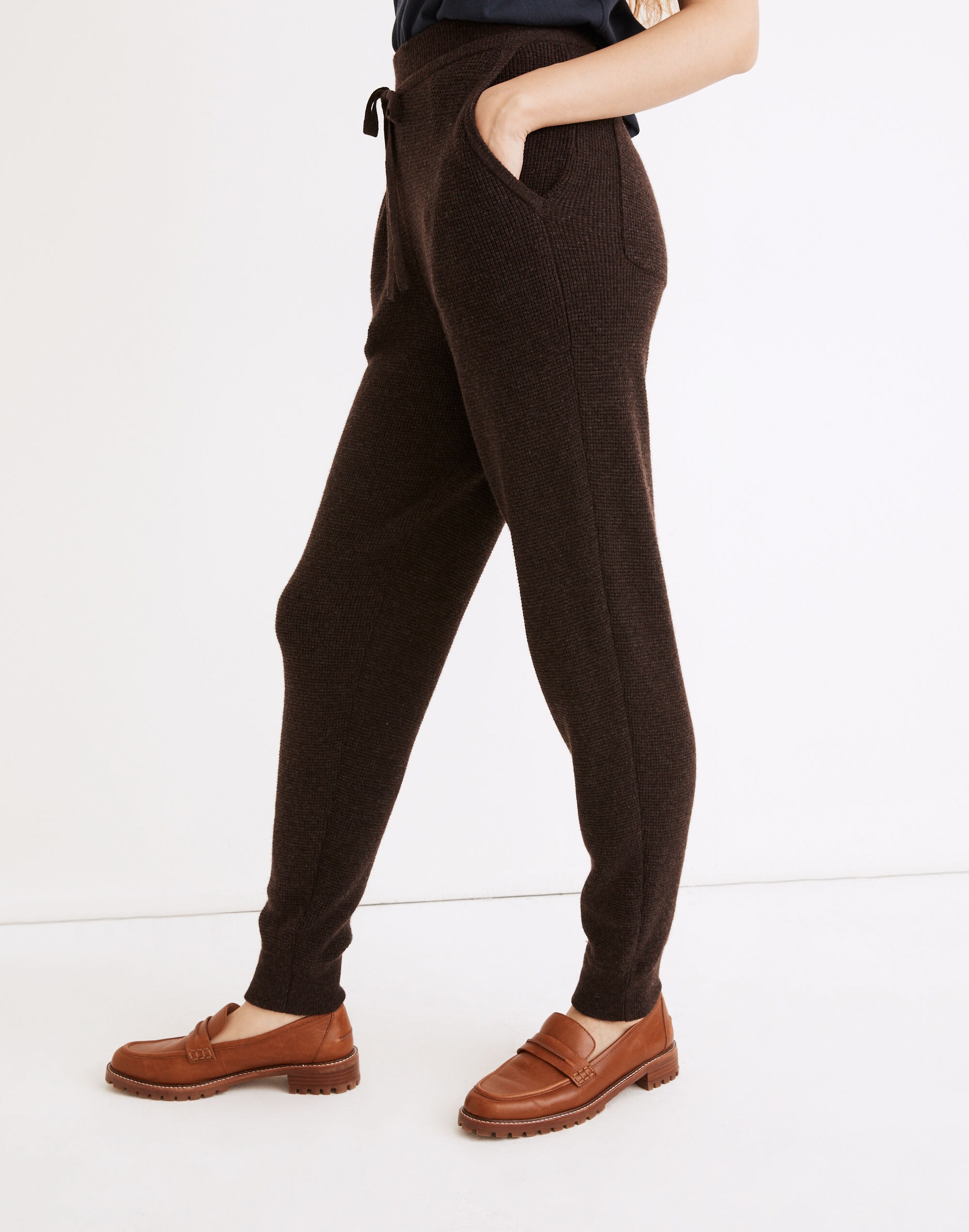 Asherton Waffle Sweater Pants | Madewell