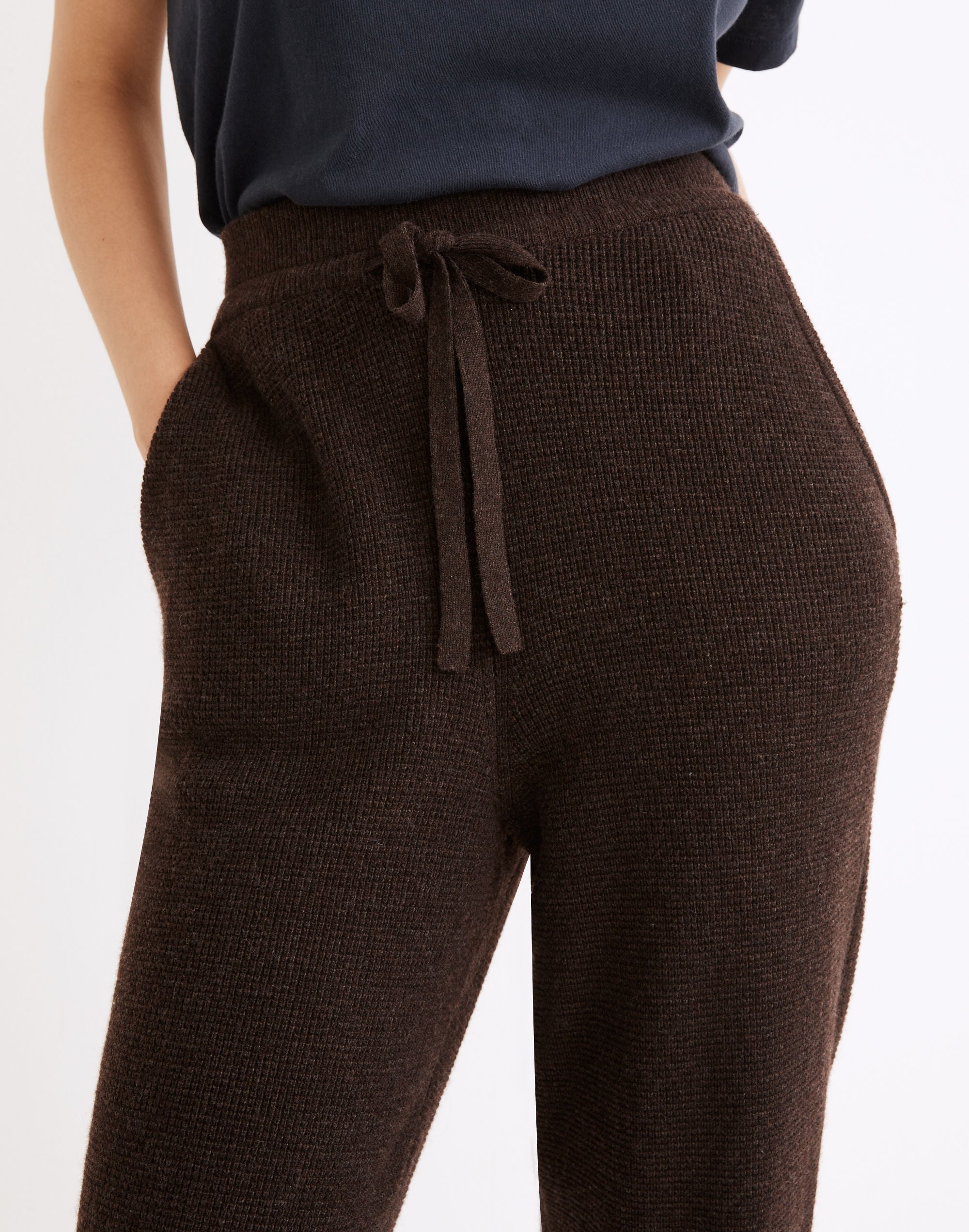 Asherton Waffle Sweater Pants | Madewell