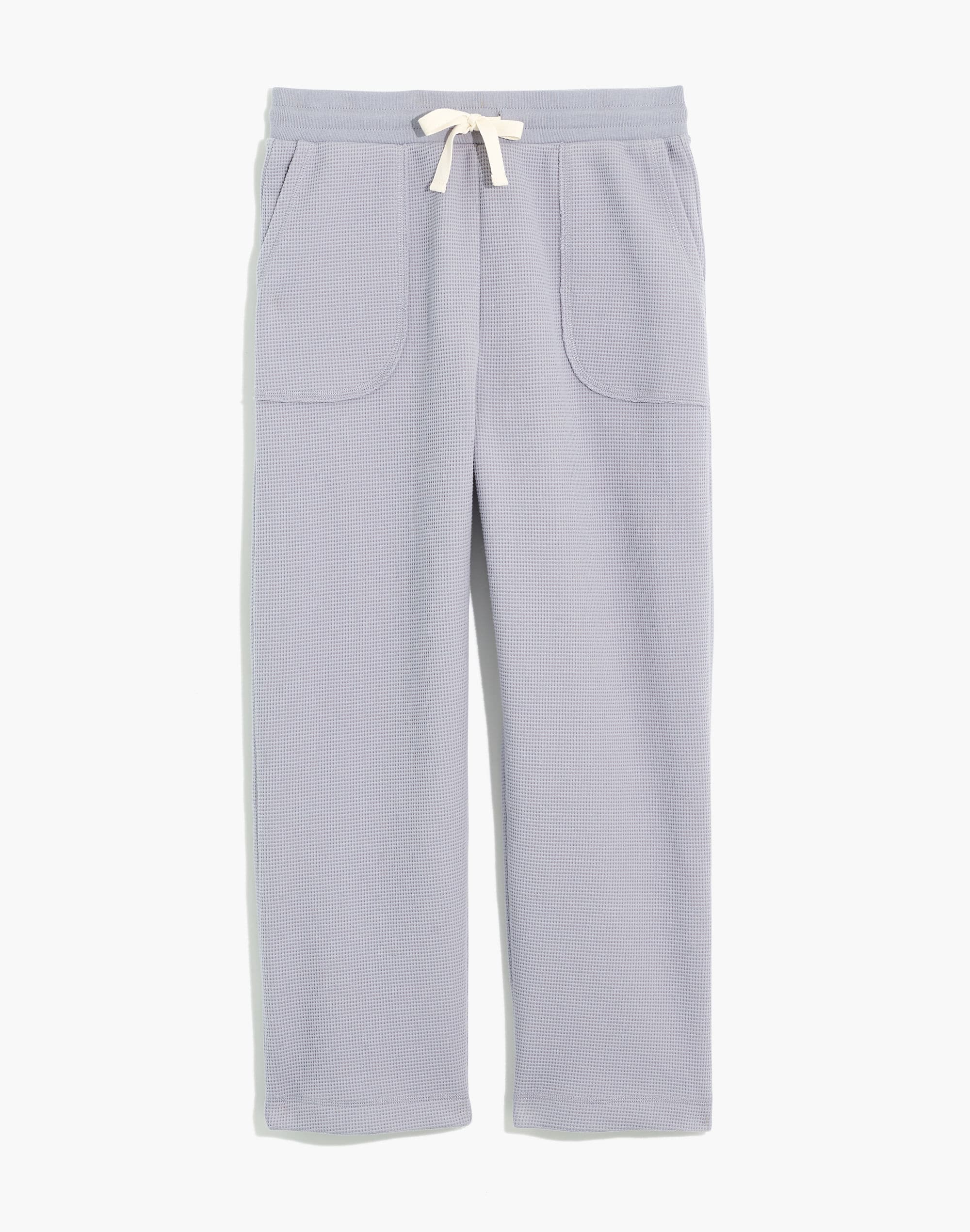 Textured Waffle Straight Sweatpants | Madewell