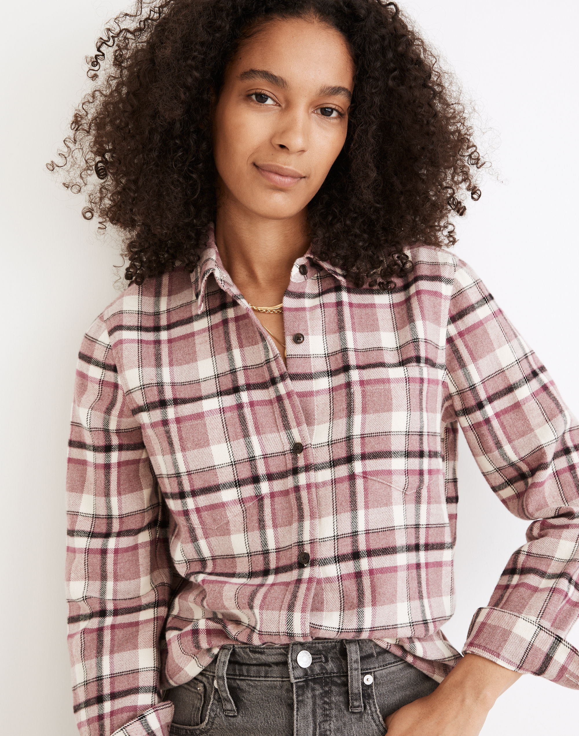 Classic Ex-Boyfriend Shirt Cornado Plaid | Madewell