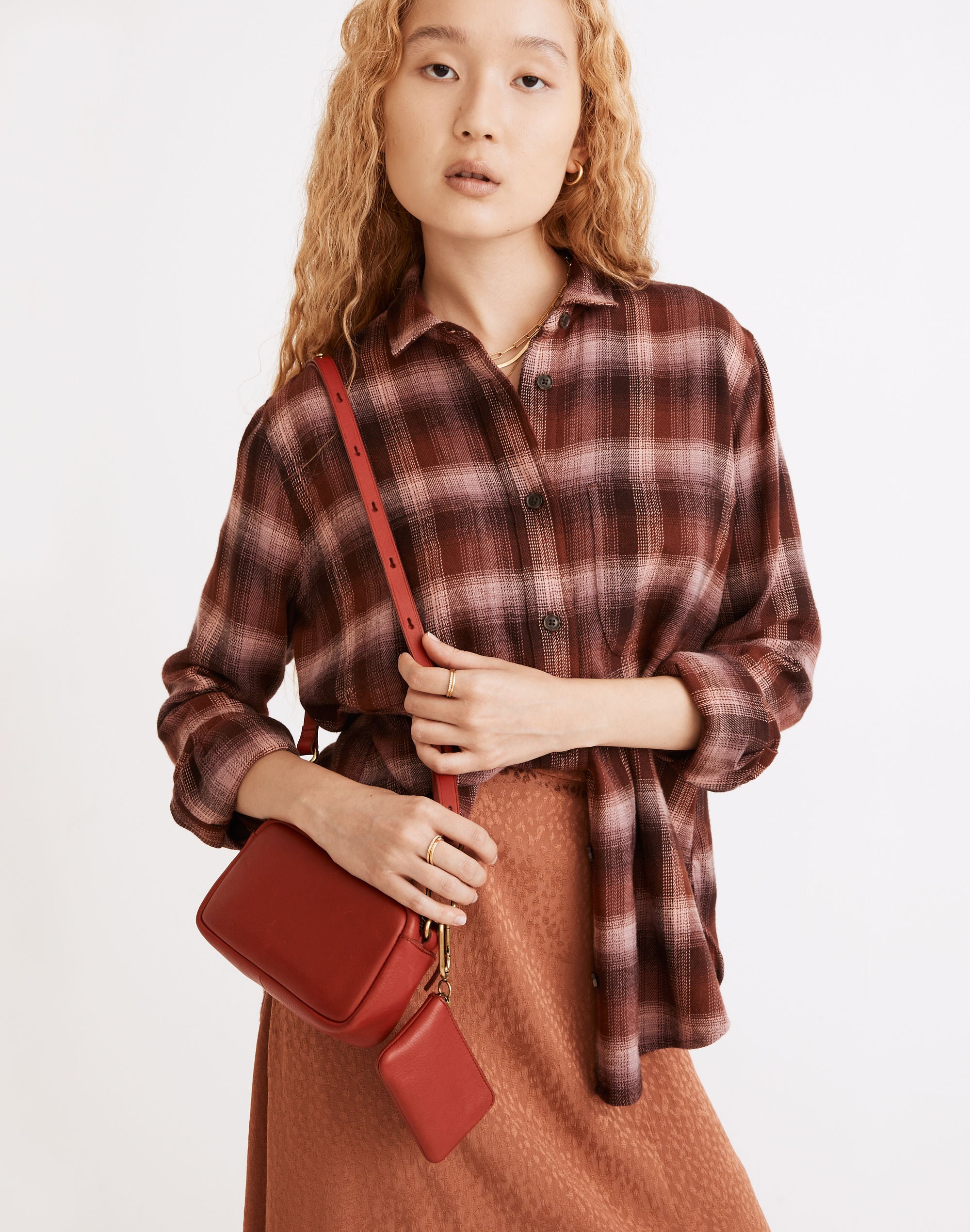 Flannel Oversized Ex-Boyfriend Swing Shirt Buffalo Check | Madewell