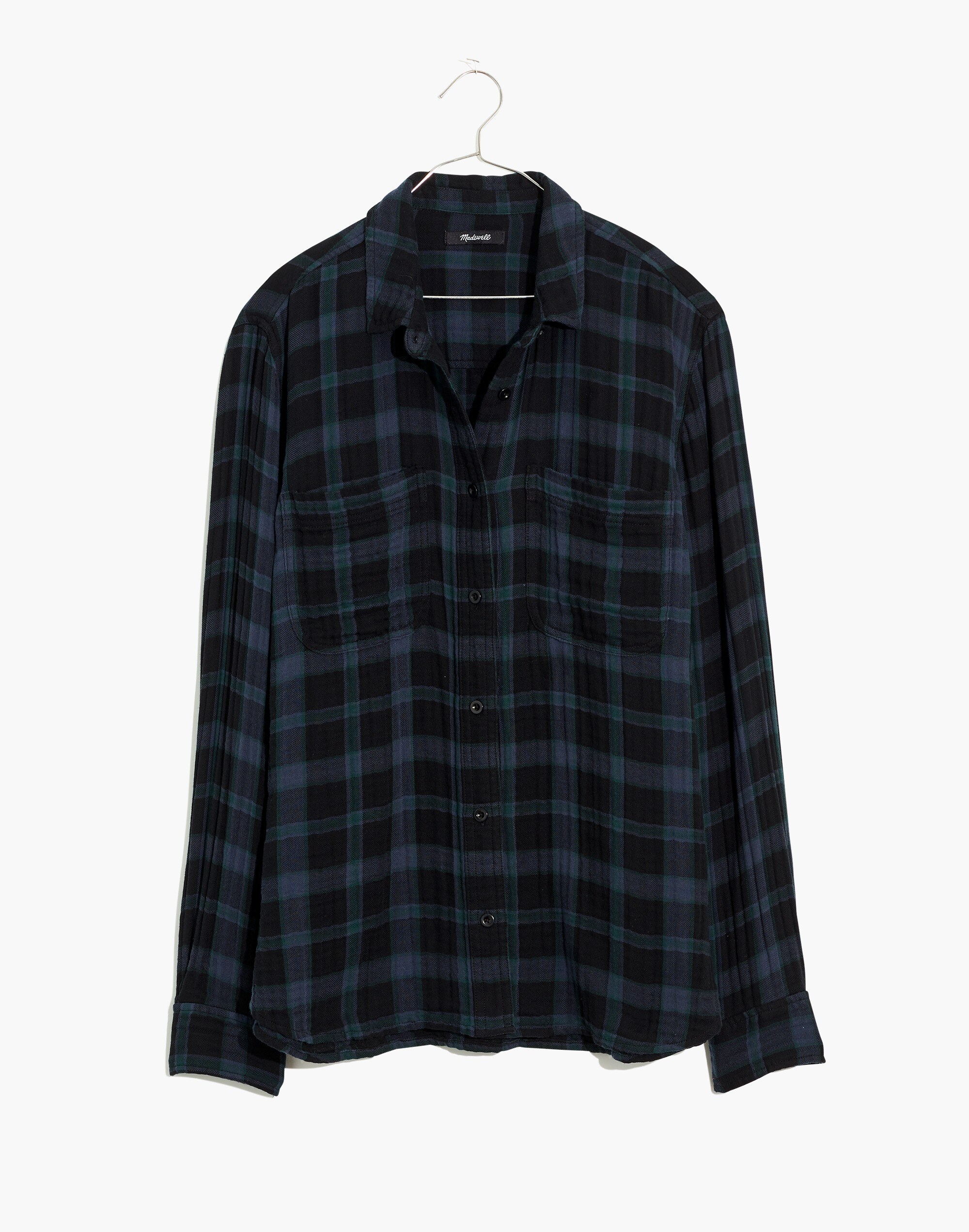 Lightspun Oversized Ex-Boyfriend Swing Shirt in Heisley Plaid