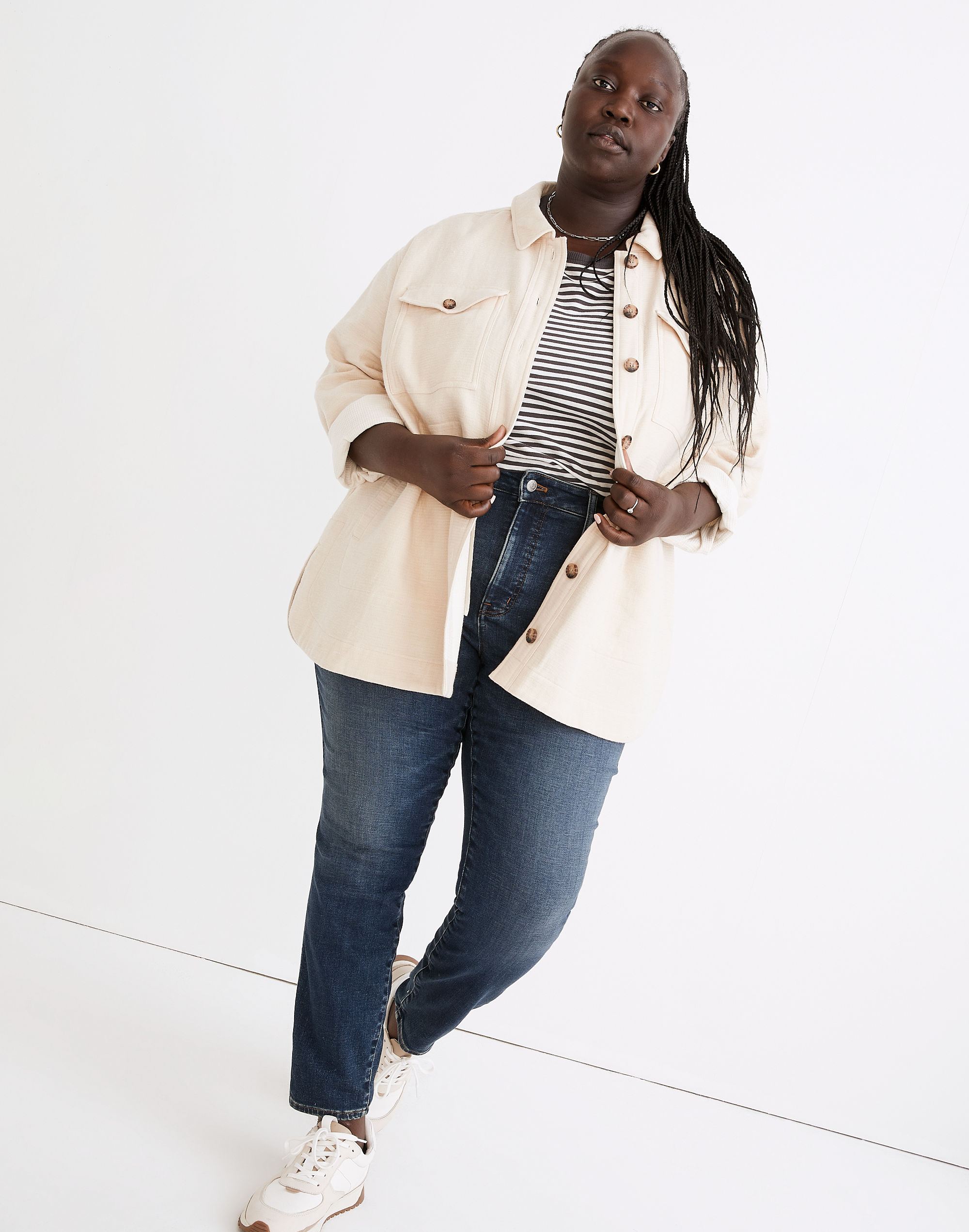 Plus Waffleback Branner Shirt-Jacket | Madewell