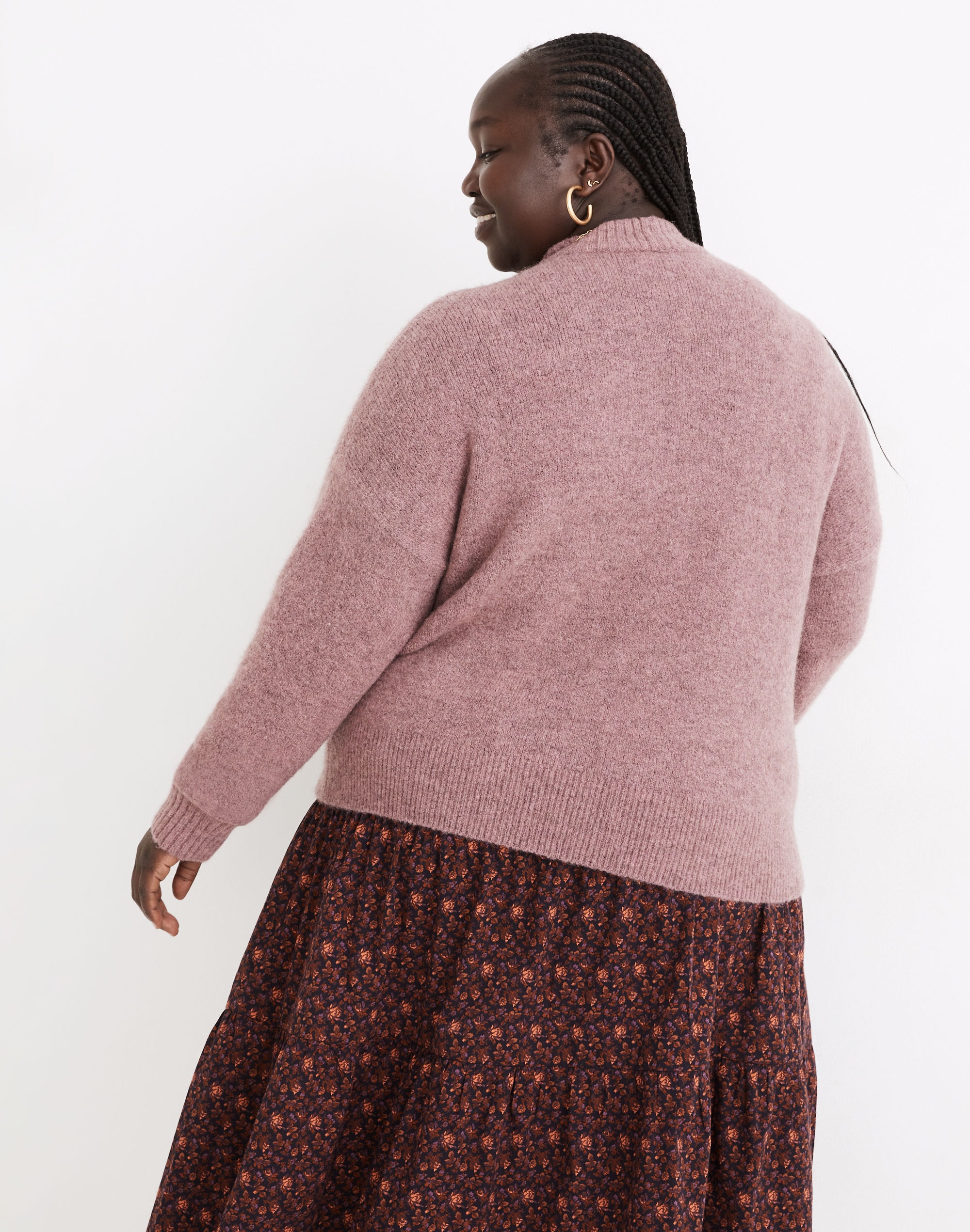 Plus Dillon Mockneck Pullover Sweater | Madewell