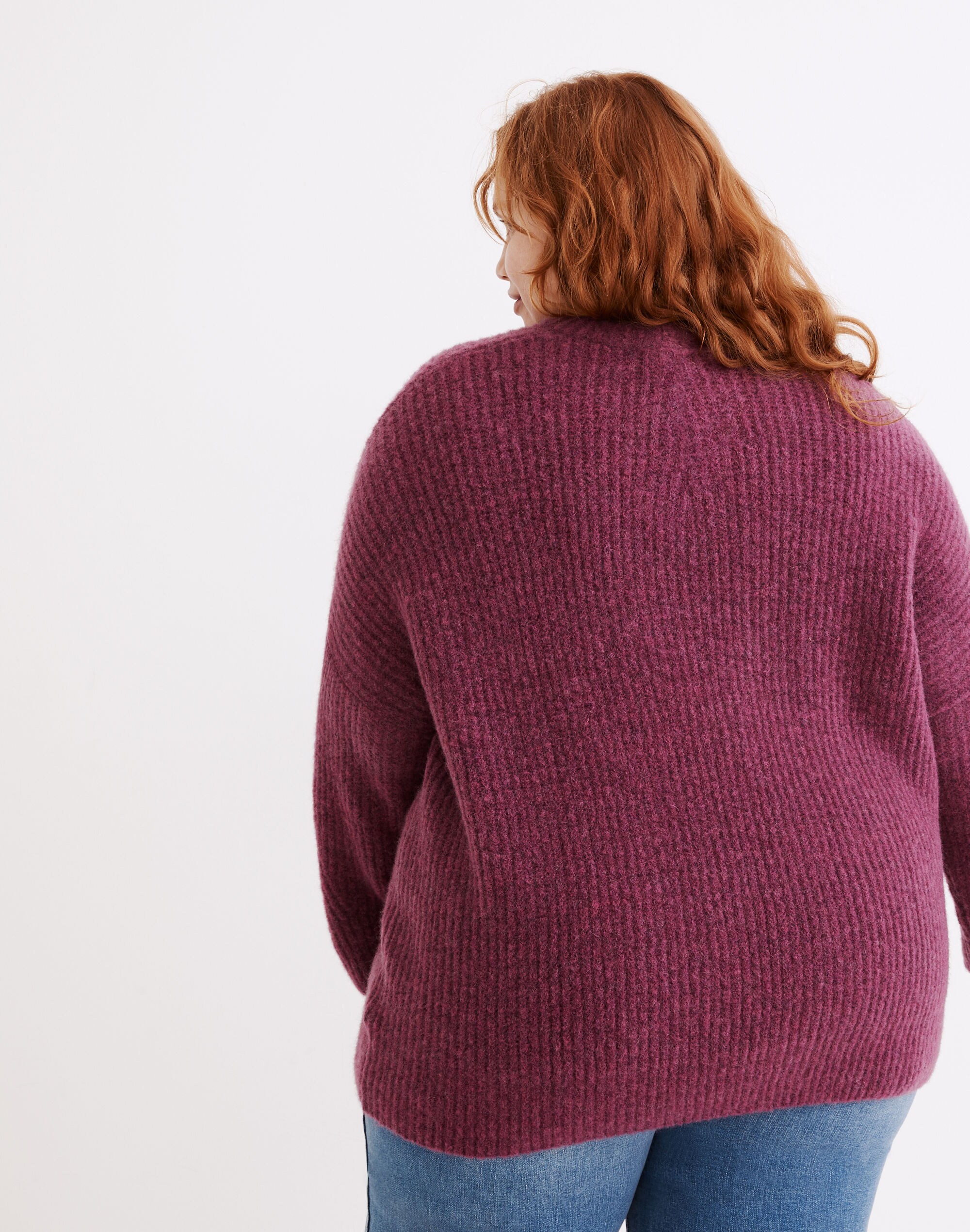 Plus Belfiore Ribbed Pullover Sweater | Madewell