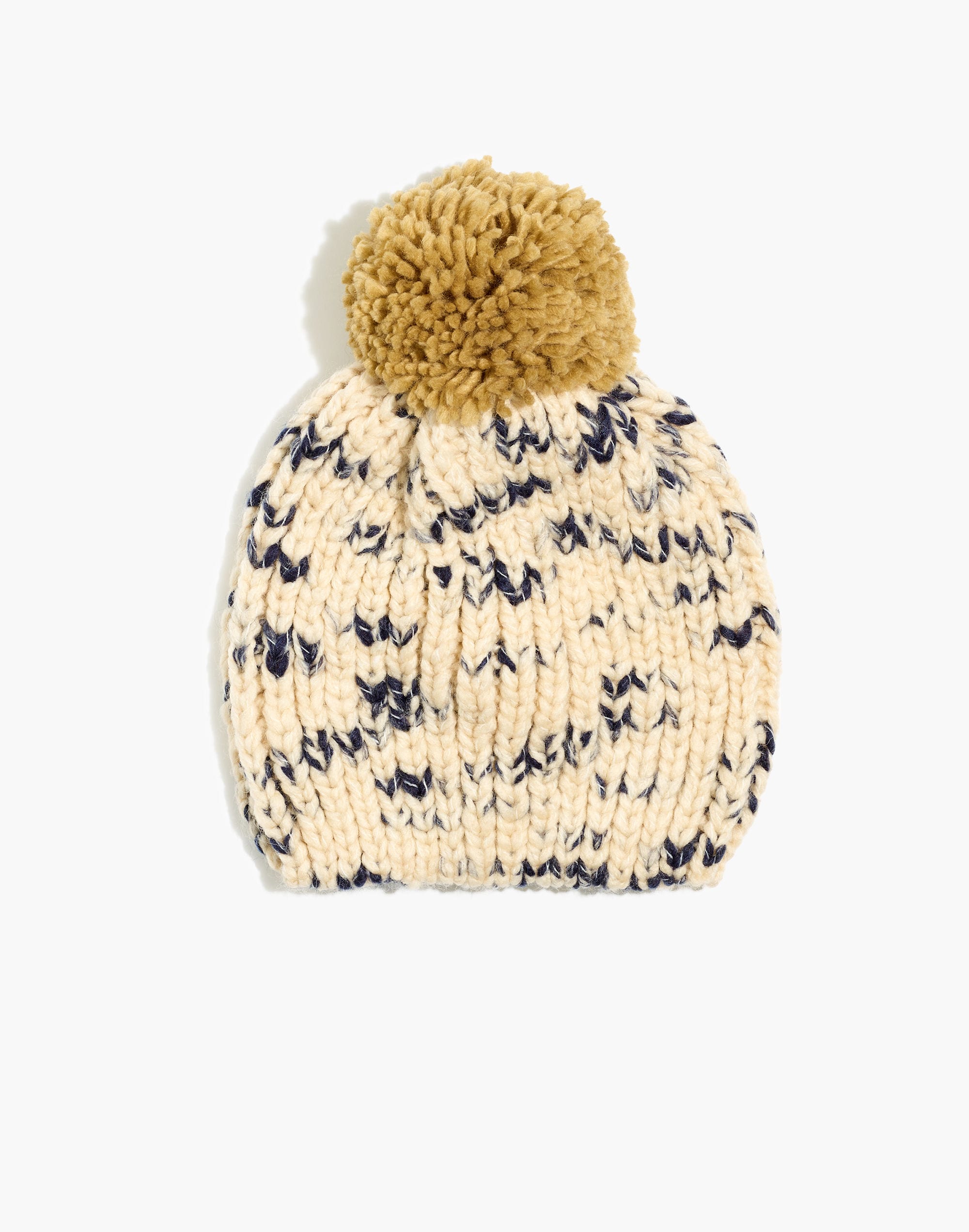 Patterned Pom-Pom Beanie | Madewell