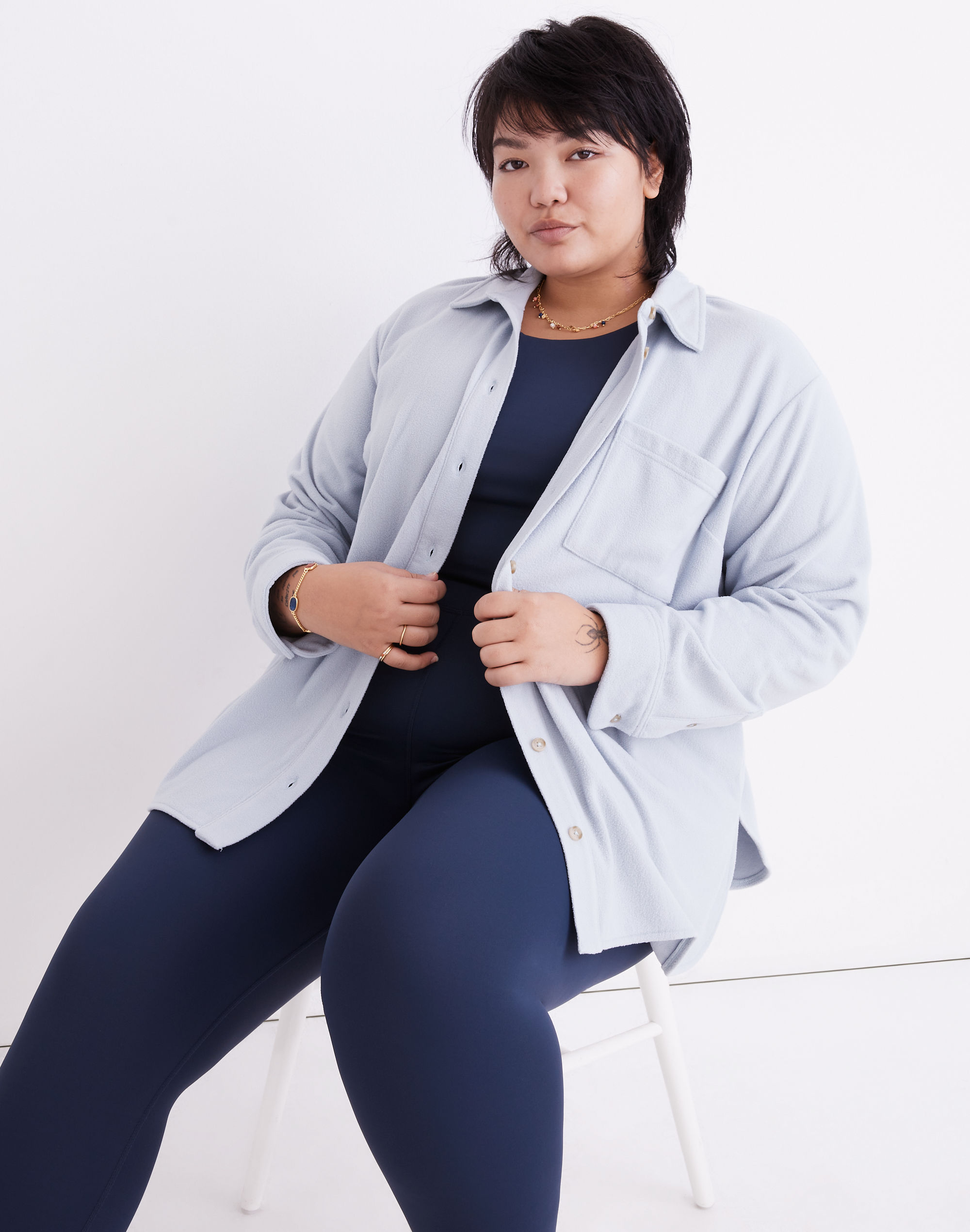 Plus MWL Fleecelayer Shirt-Jacket | Madewell