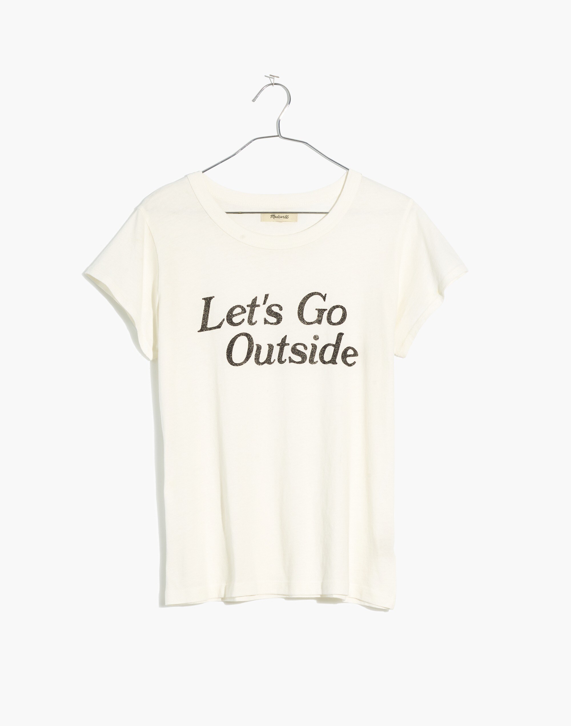 Let's Go Outside Graphic Softfade Cotton Tee | Madewell