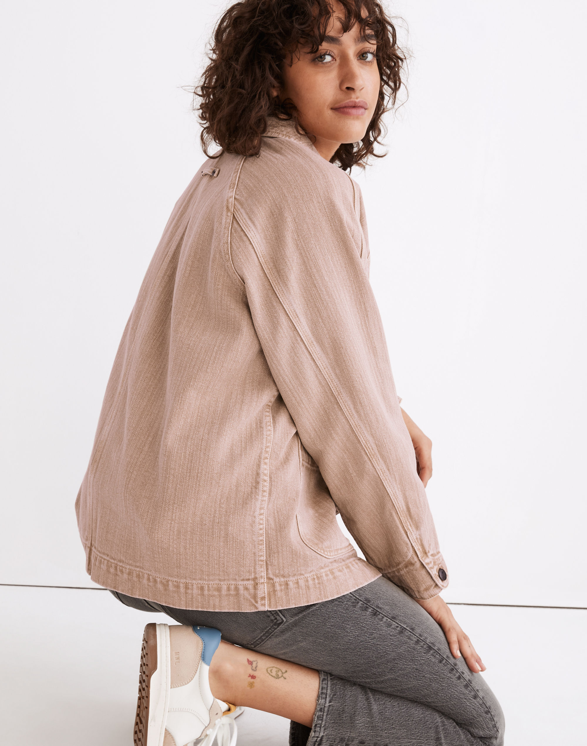 Madewell x Backdrop Studio Hours Oversized Chore Jacket | Madewell