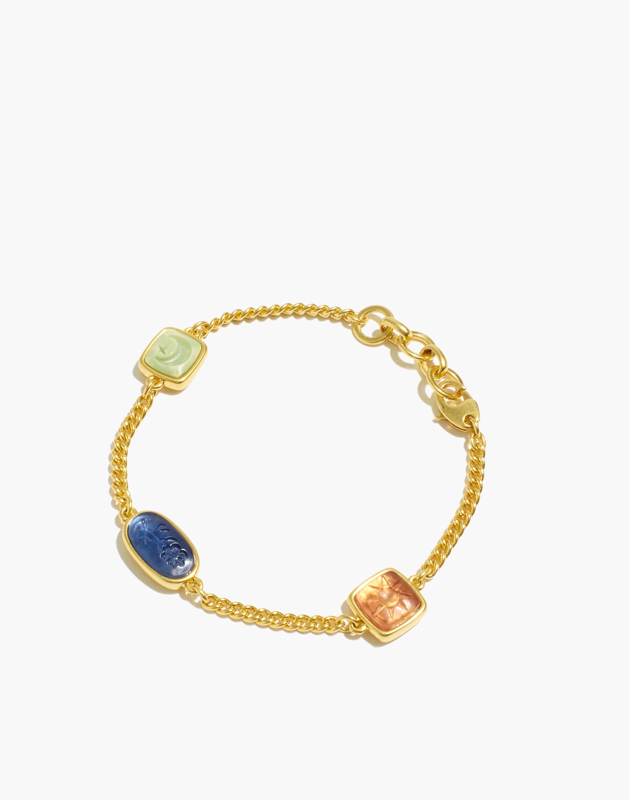 Impression Resin Charm Bracelet | Madewell