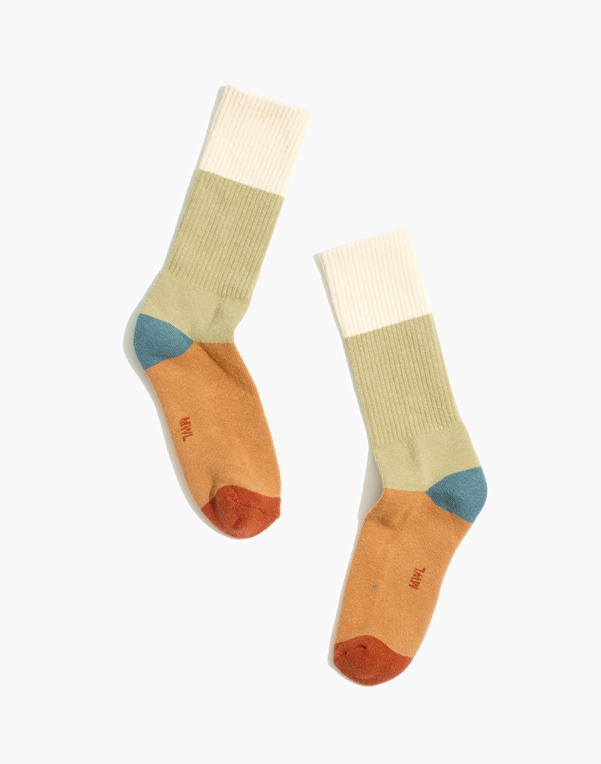 MWL Cloudlift Sneaker Ankle Socks in Colorblock | Madewell