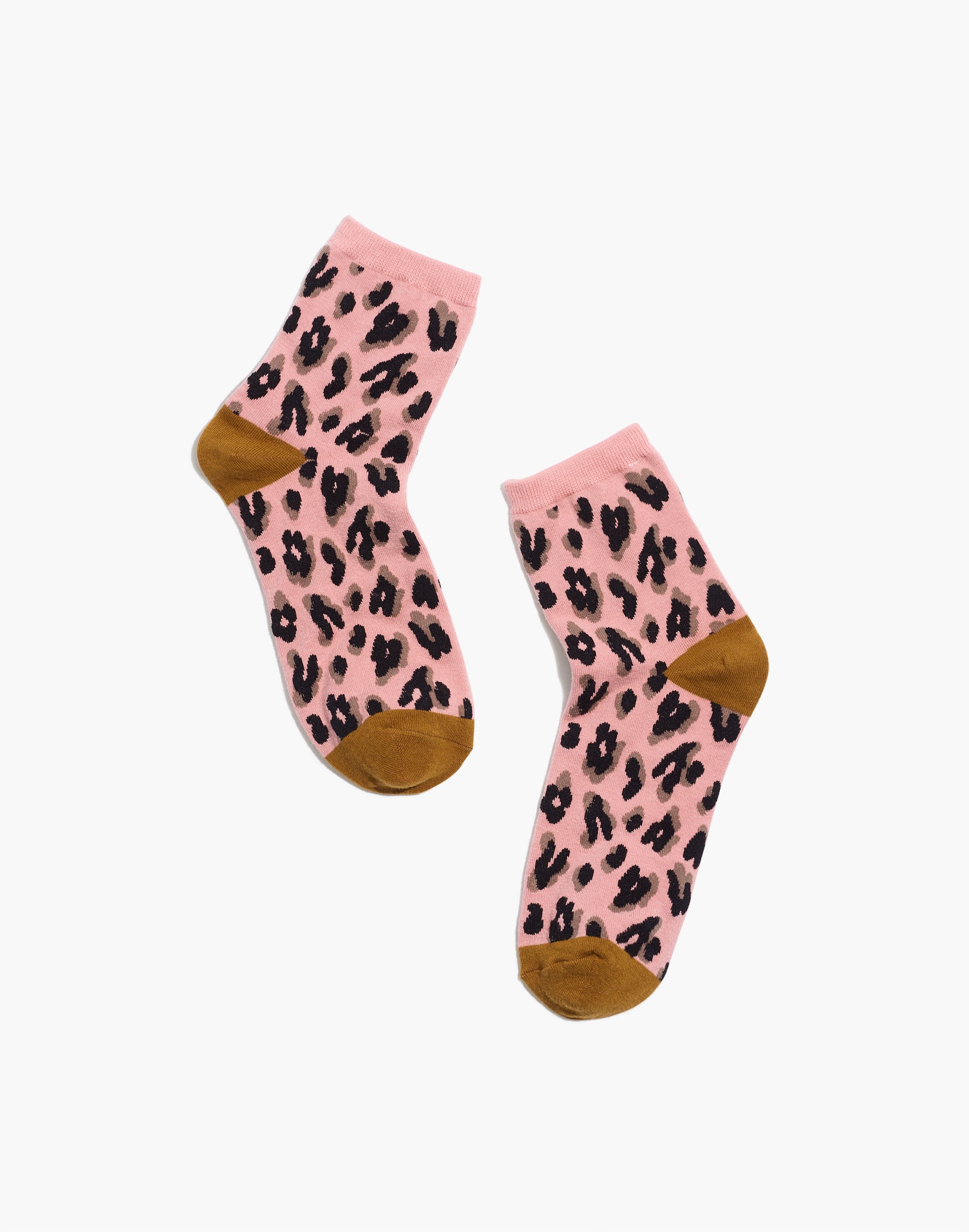 Painted Leopard Ankle Socks | Madewell