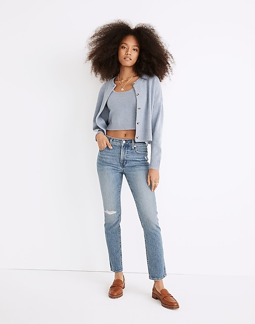 Madewell perfect vintage jeans in light wash