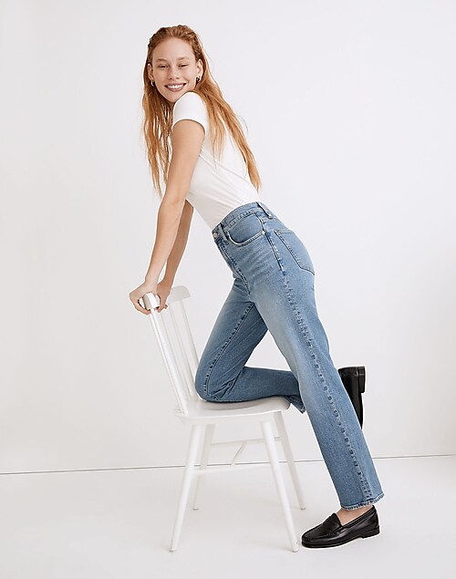 The Perfect Vintage Straight Jean in Montville Wash