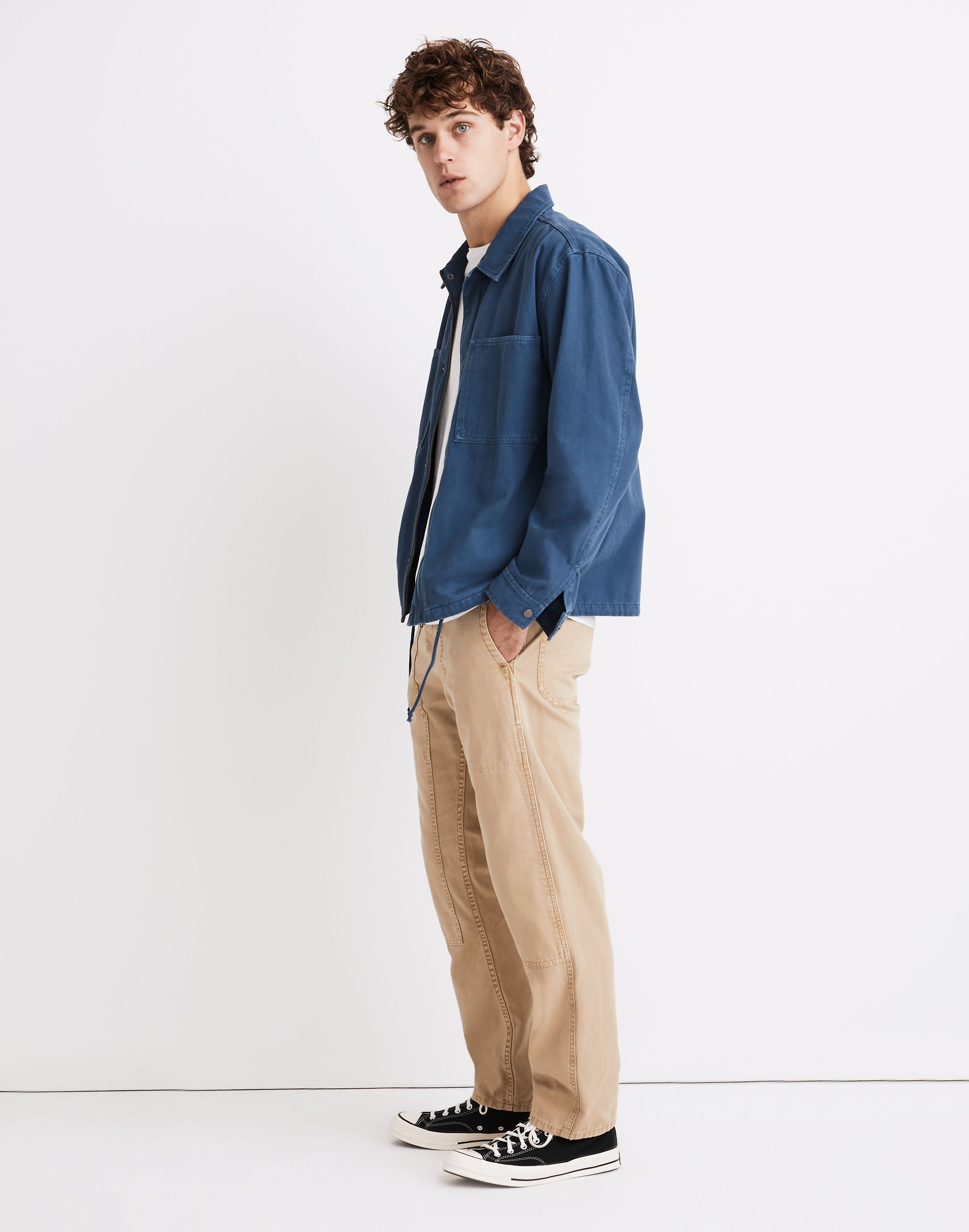 Relaxed Straight Lightweight Workwear Pants | Madewell