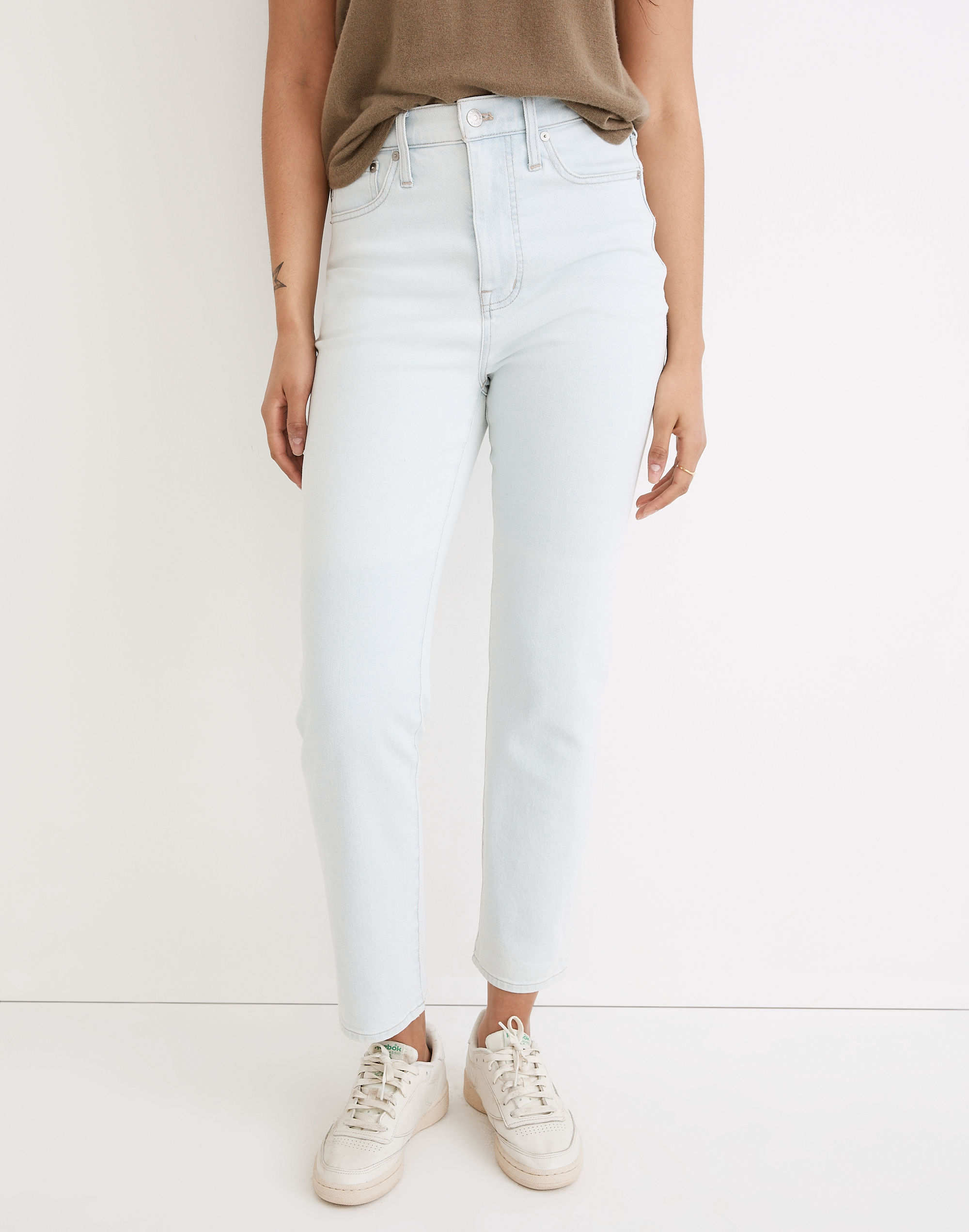 Jeans Lee  Breese In Bleached Azur Bleached Azur Donna • Magnolia House