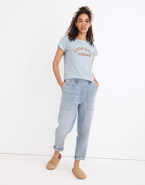 Relaxed Fit Pull-on Jeans