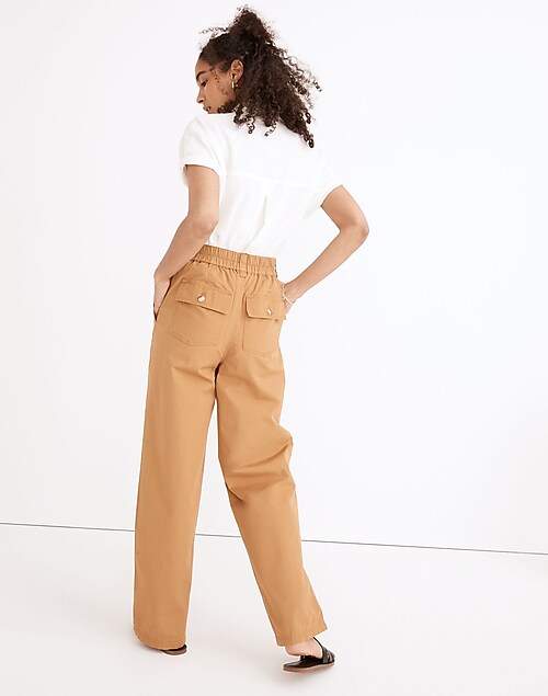 Women's Cargo Pants with Zip High Waisted Soft Cotton Design for
