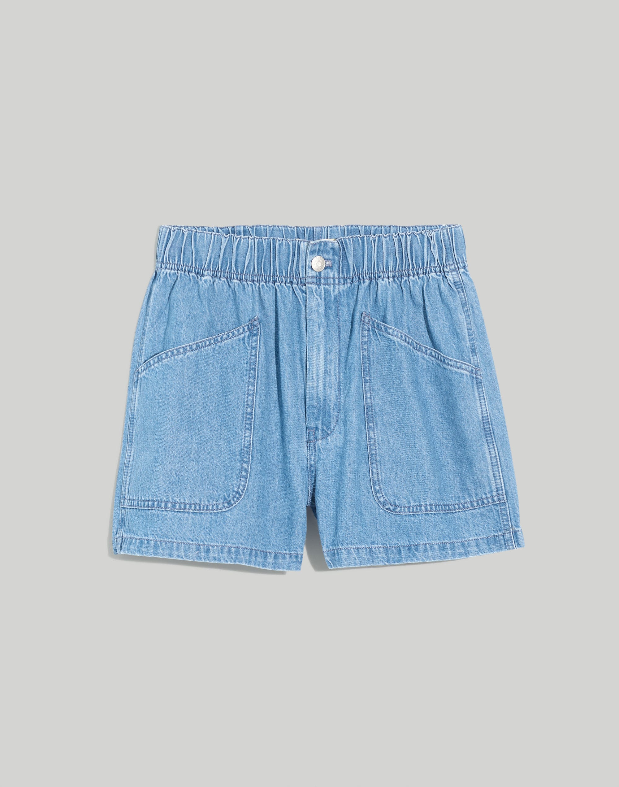 Denim Pull-On Utility Shorts Grandfield Wash | Madewell