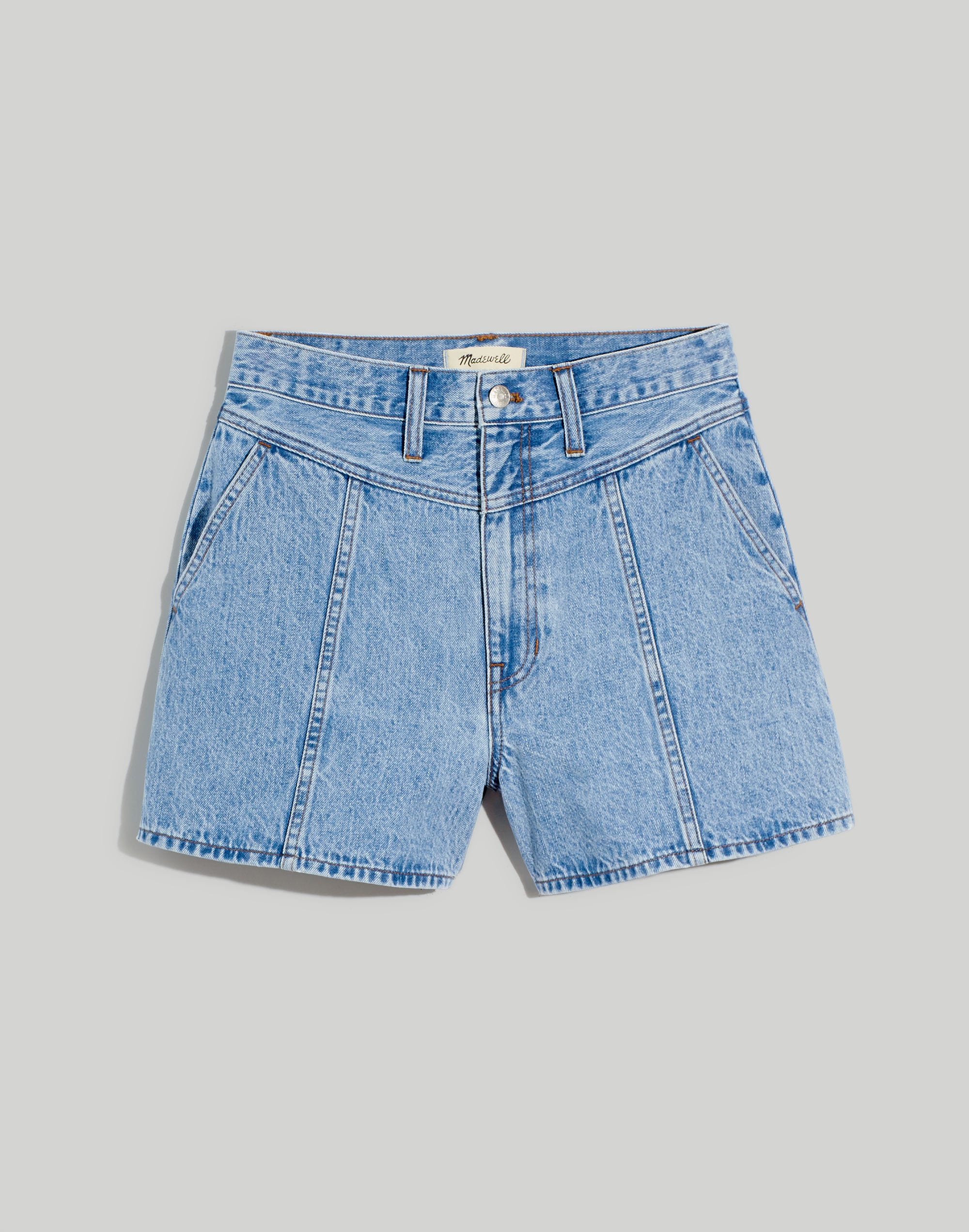 Denim Yoke Shorts Verner Wash | Madewell