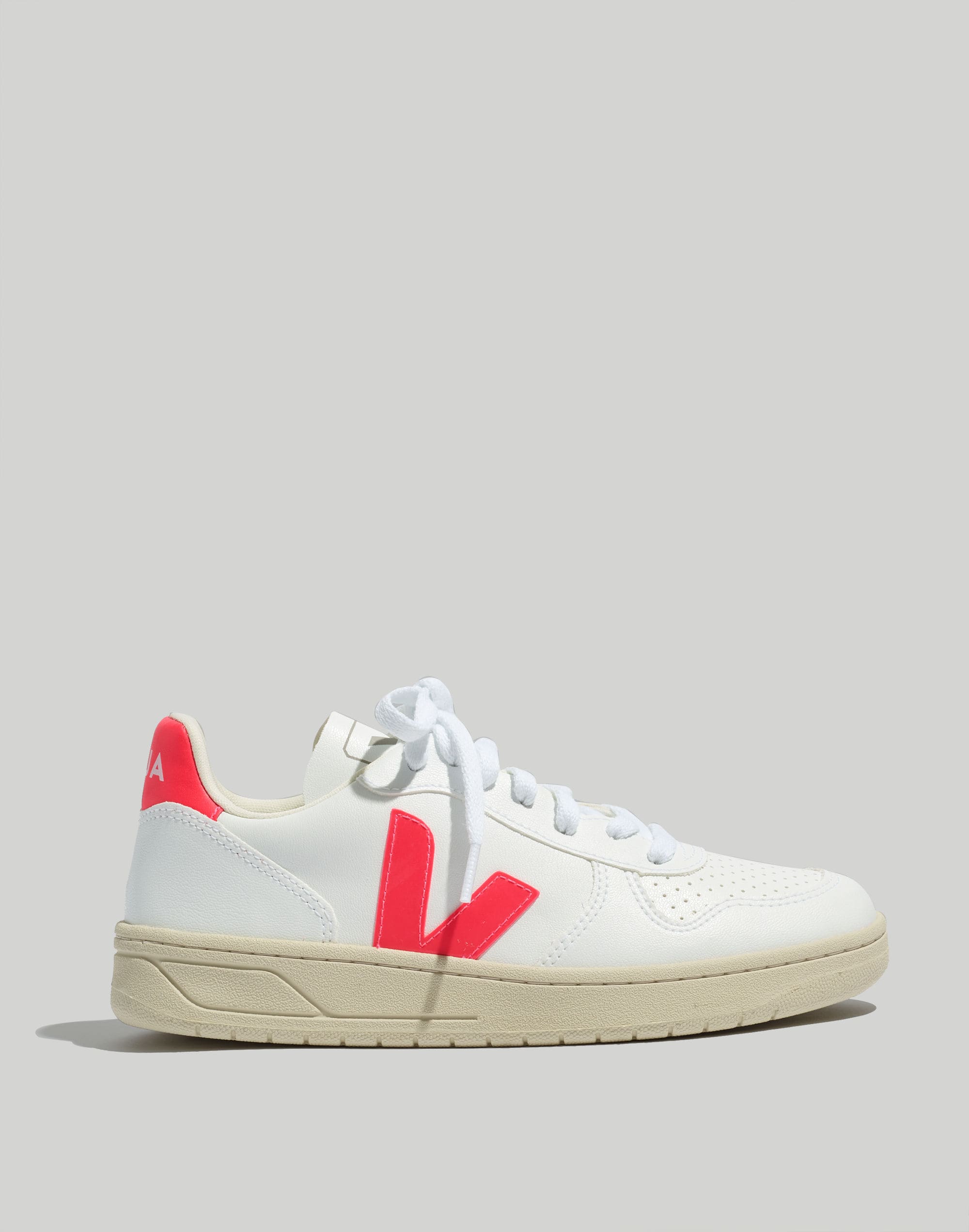 Veja™ Vegan Leather V-10 Sneakers in White Matcha | Madewell