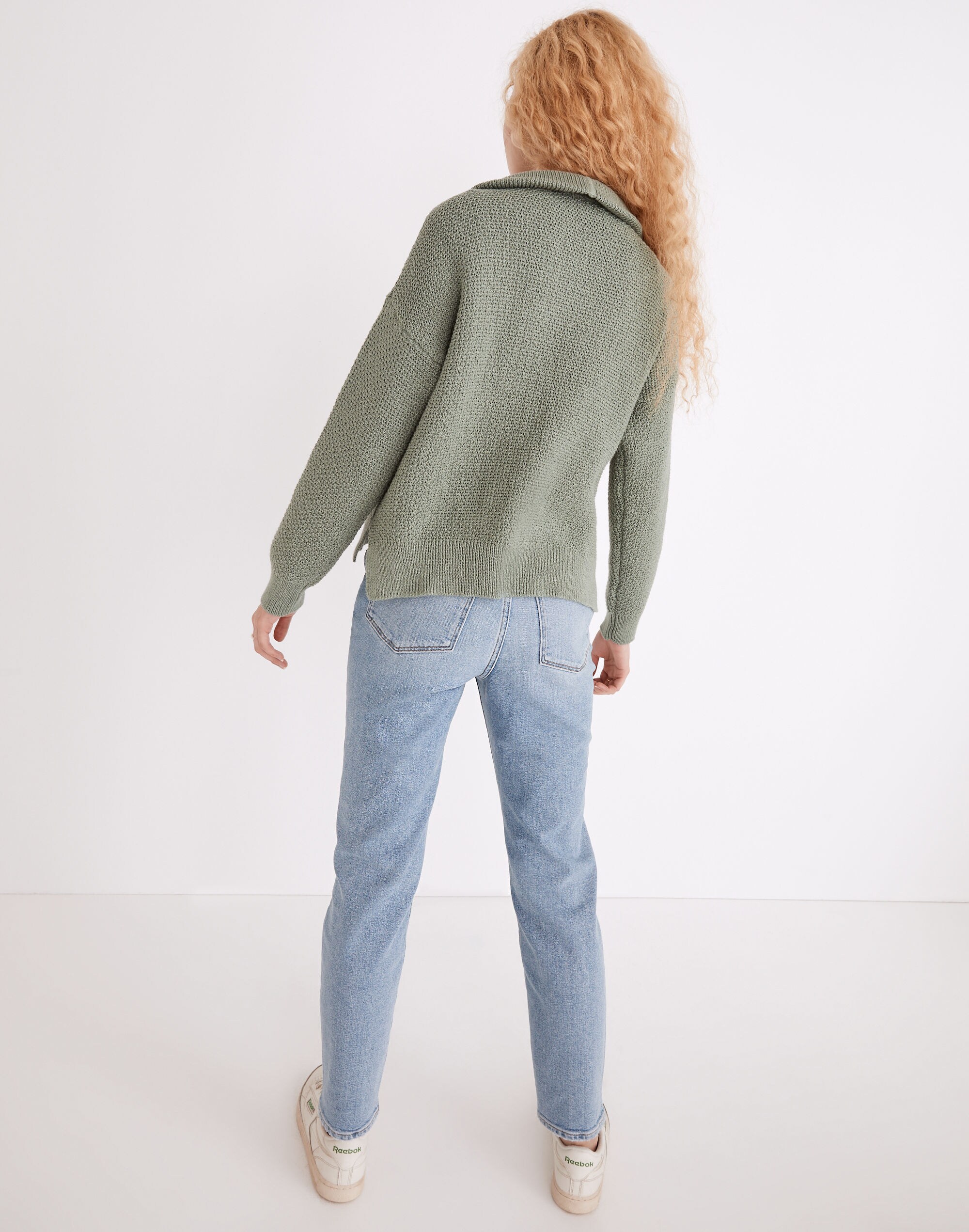 Canby Button Mockneck Sweater | Madewell