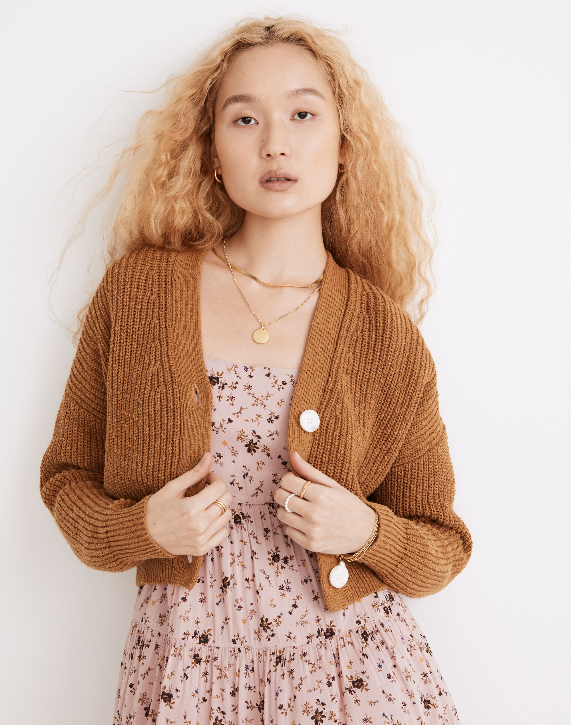 Greywood Crop Cardigan Sweater | Madewell