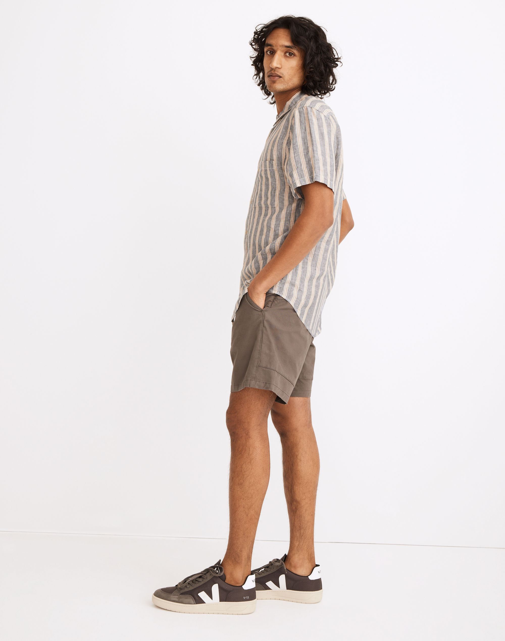 6 1/2" Cotton-Hemp Climbing Cargo Shorts | Madewell