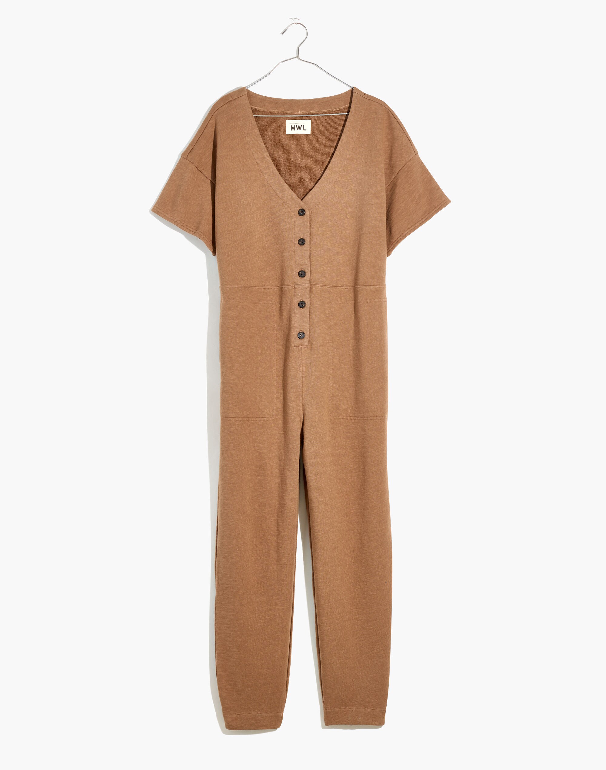 MWL Short-Sleeve Coverall Jumpsuit | Madewell