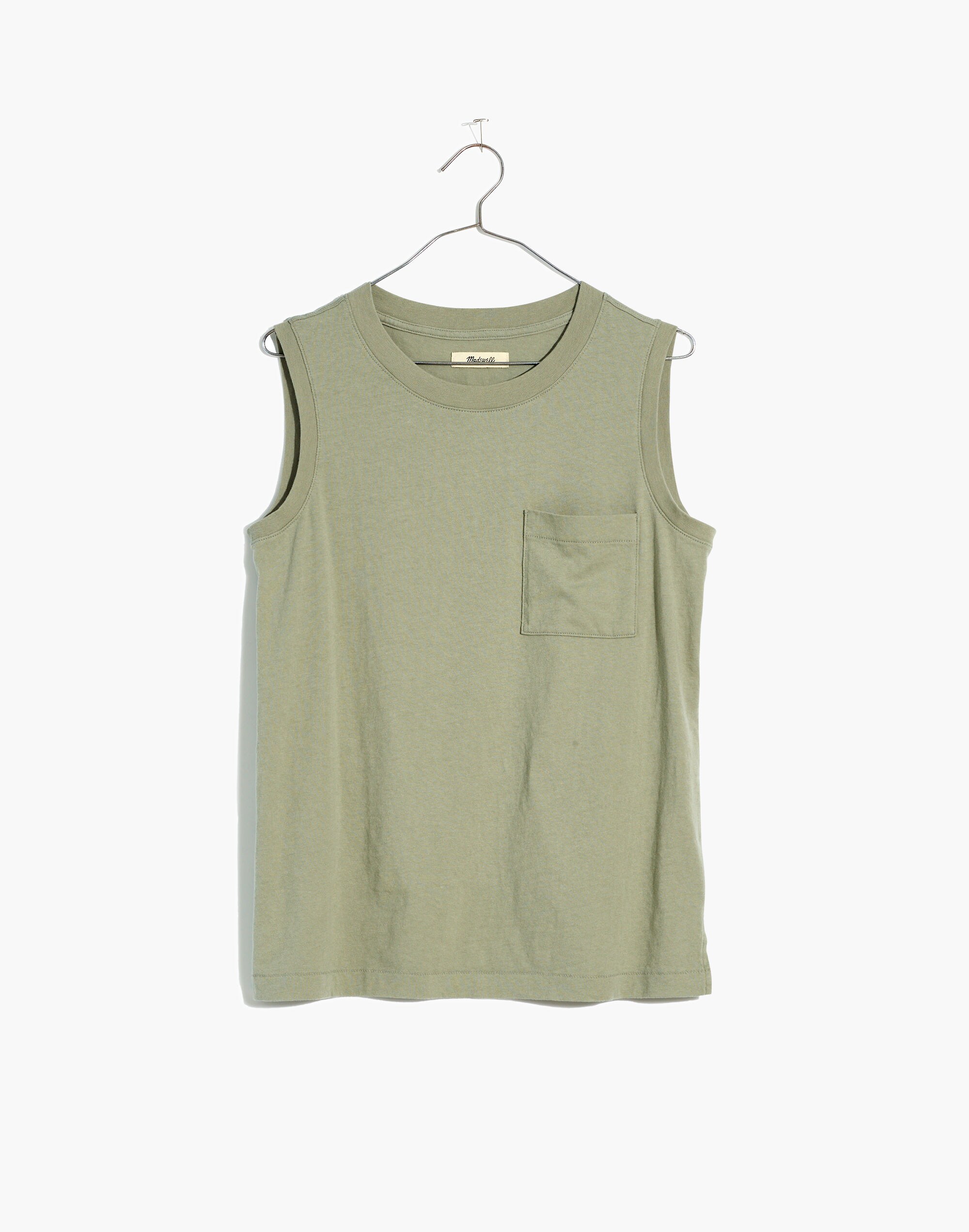 Softfade Cotton Oversized Muscle Tank | Madewell