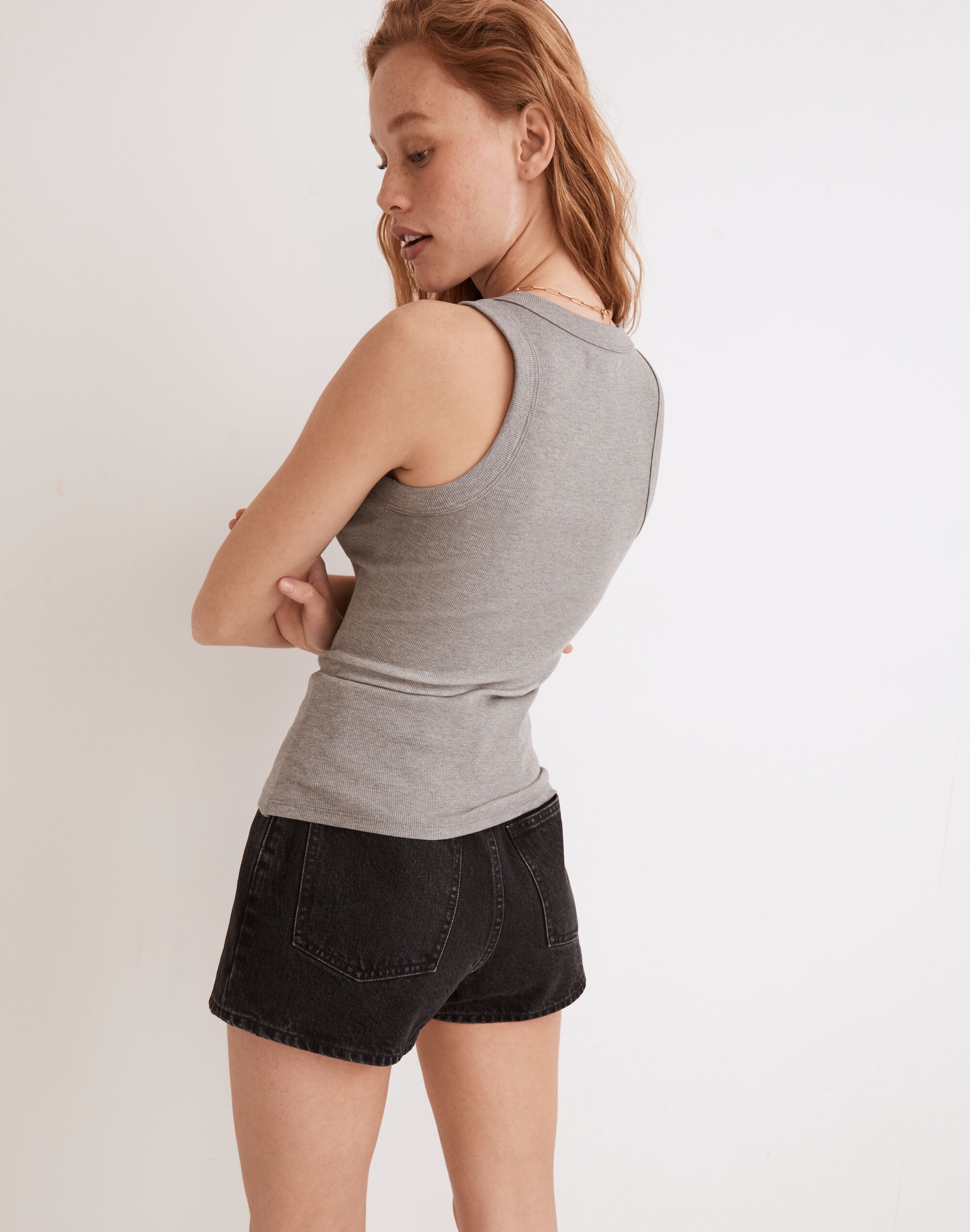 Heathered Brightside Tank Top | Madewell