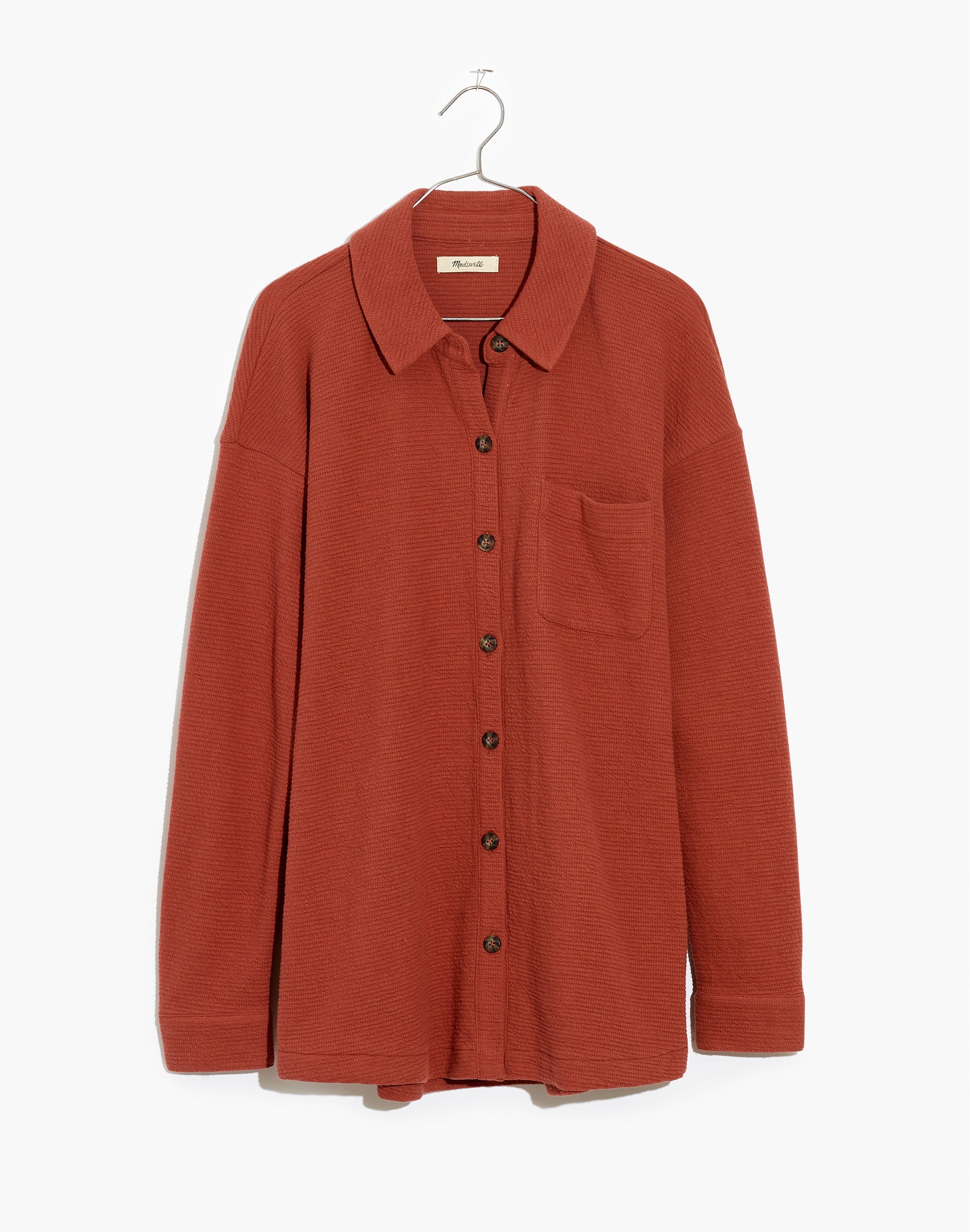 Textural Knit Shirt-Jacket | Madewell